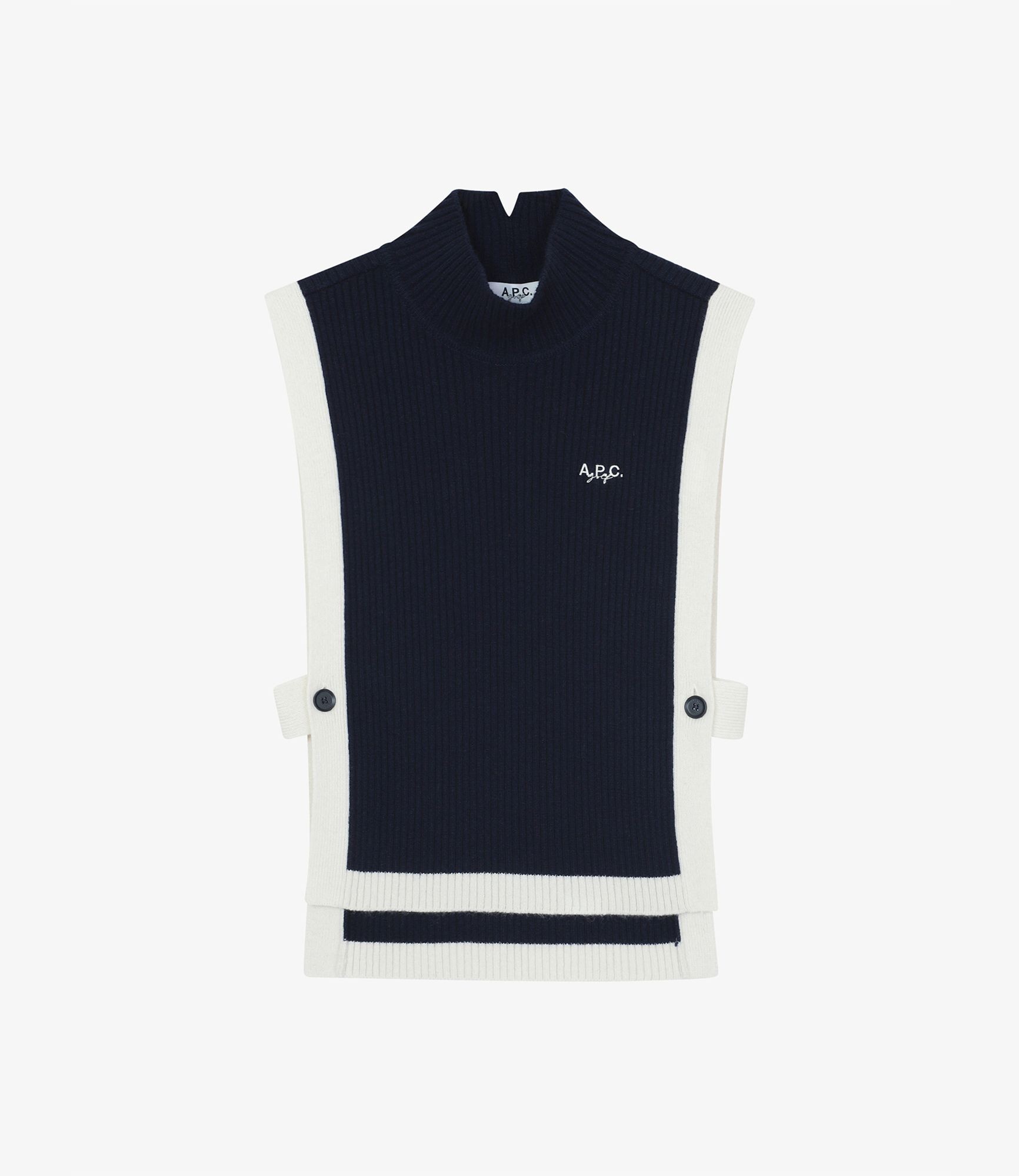 A.P.C ゴルフ レディース ベストニット Maelys ニットベスト｜FEMME / PULLS,CARDIGANS｜A.P.C.