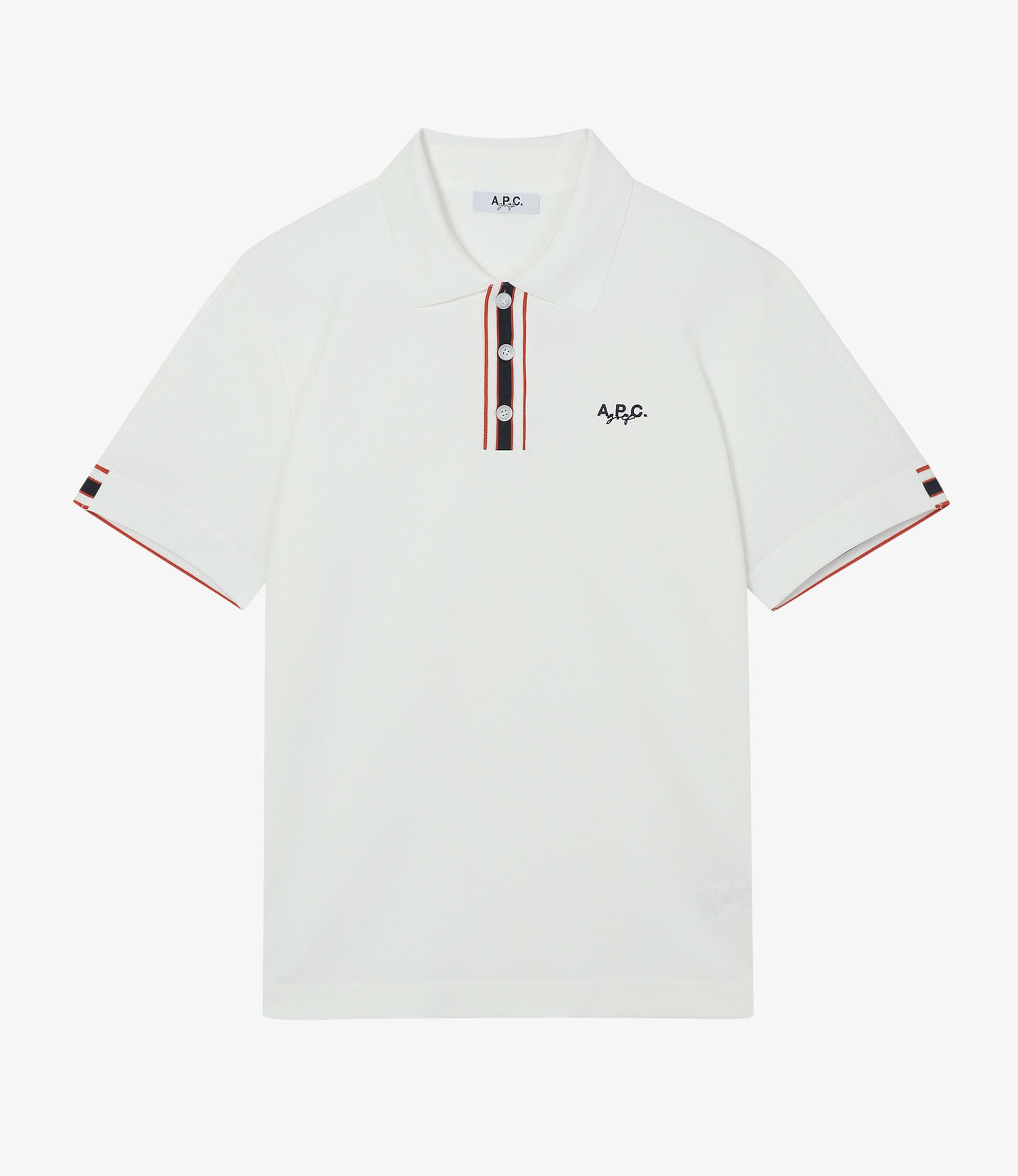 A.P.C シャツ 白 レインボー ロゴ メンズ APC A.P.C シャツ 白 レインボー ロゴ メンズ APC A.P.C シャツ 白