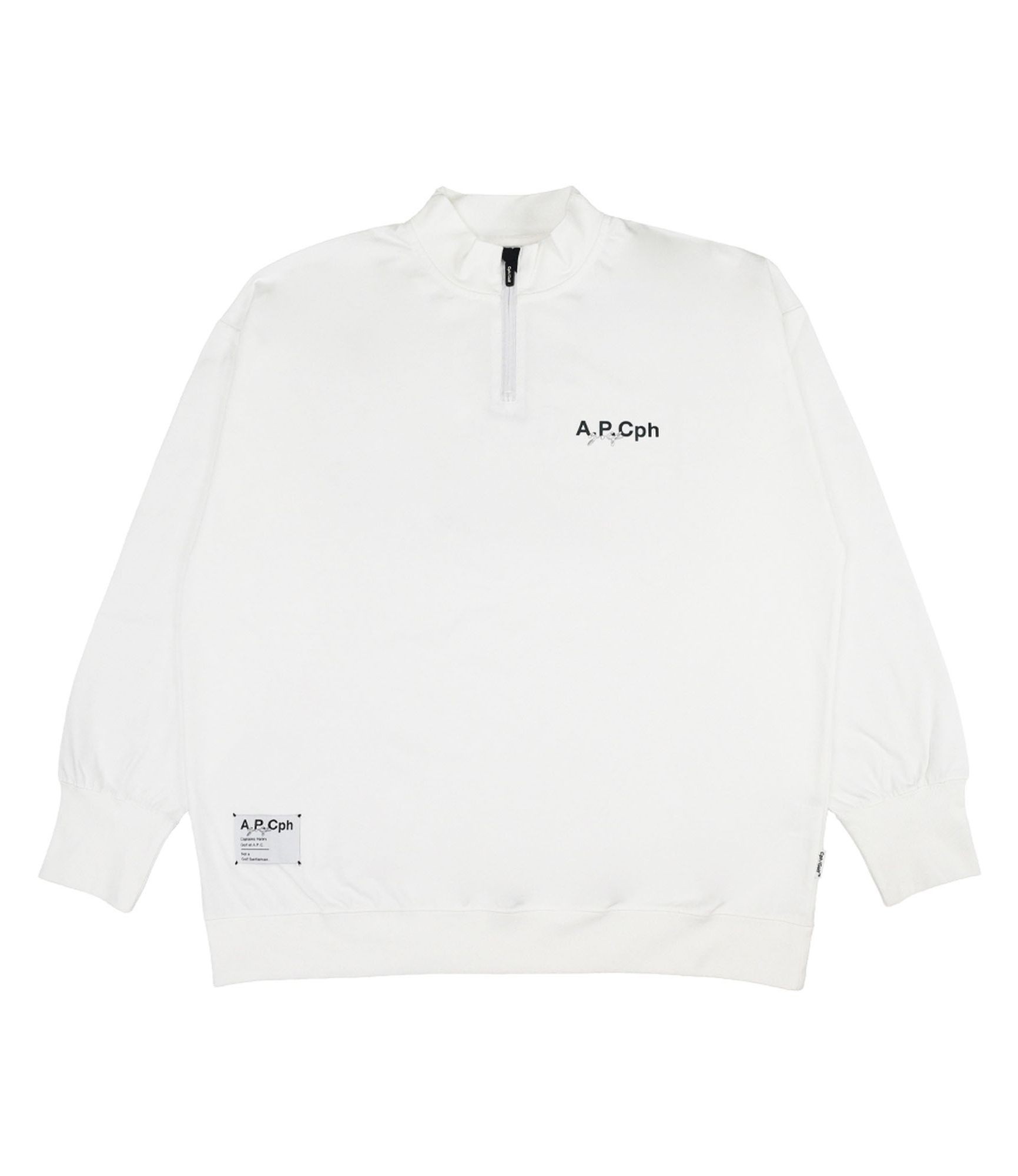 A.P.Cph/Golf HALF ZIP GENTLEMAN L/S MOCK NECK TEE｜HOMME / T