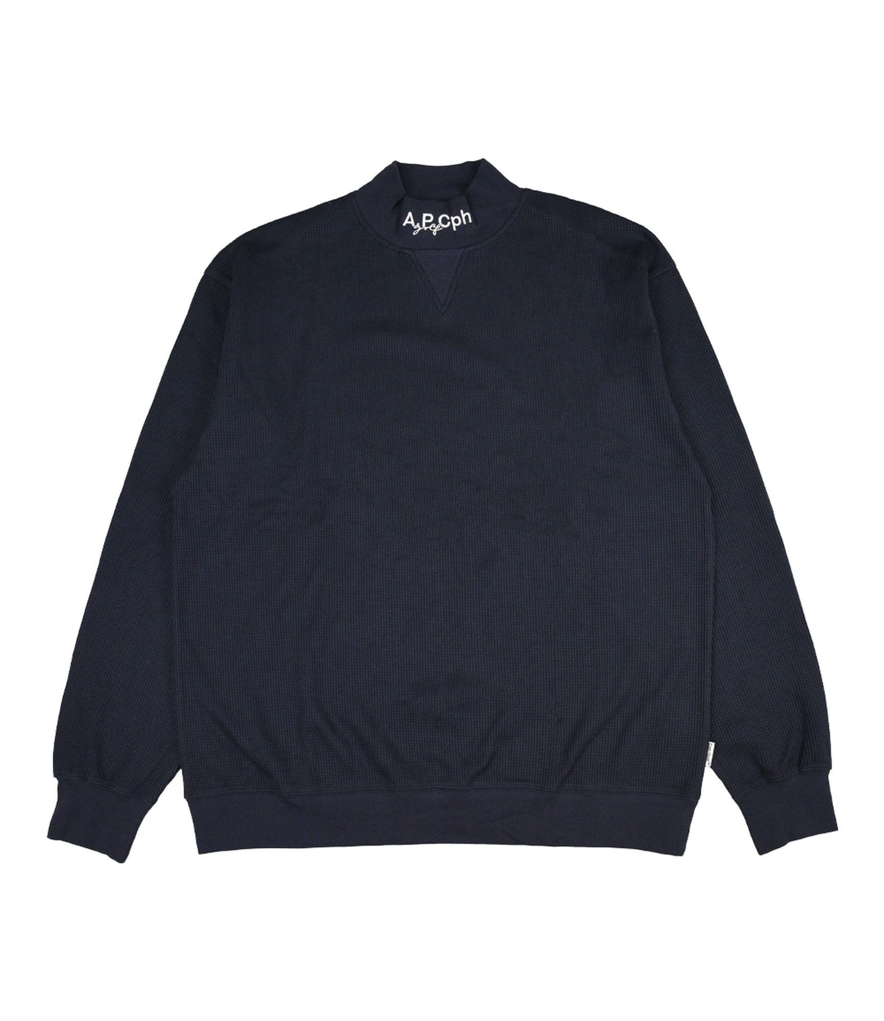 新品未使用　Cph/Golf サーマルモックネックカットソーXL ネイビー A.P.Cph/Golf THERMAL L/S MOCK NECK TEE｜HOMME / T-SHIRTS｜A.P.C.