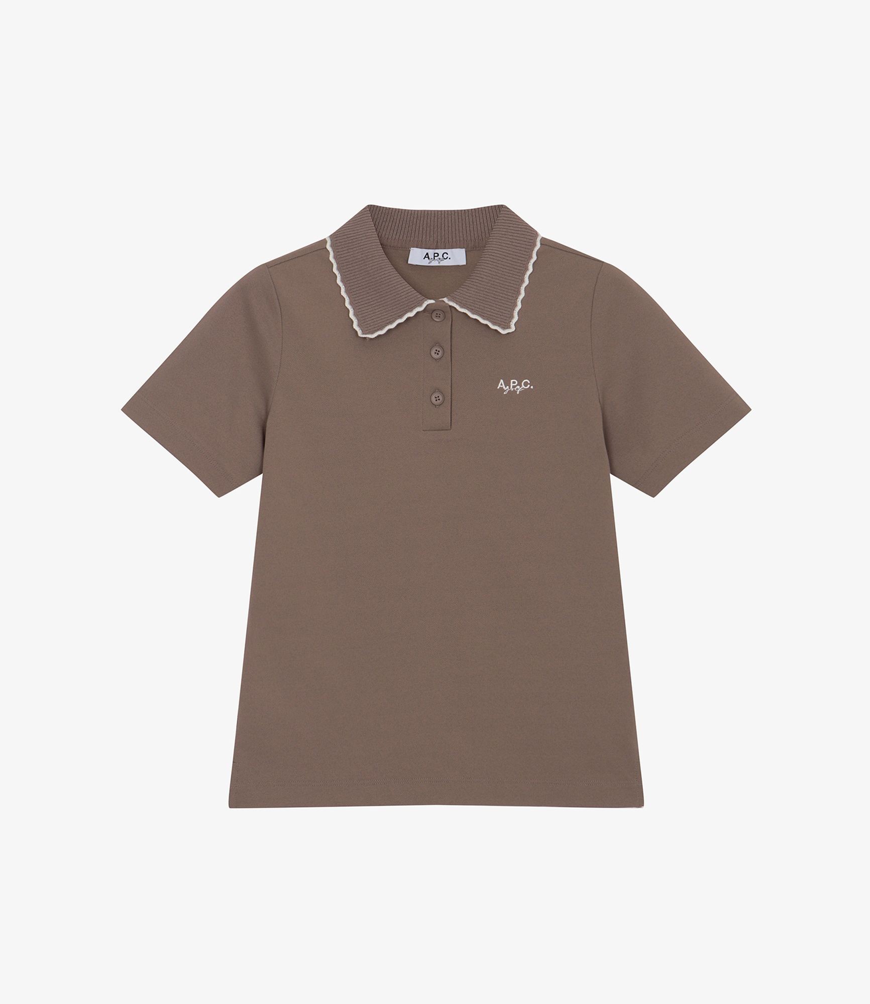 トップス 98AW A.P.C. ARCHIVE POLO SHIRTS A.P.C. Cotton and cashmere-blend polo shirt | Harvey Nichols