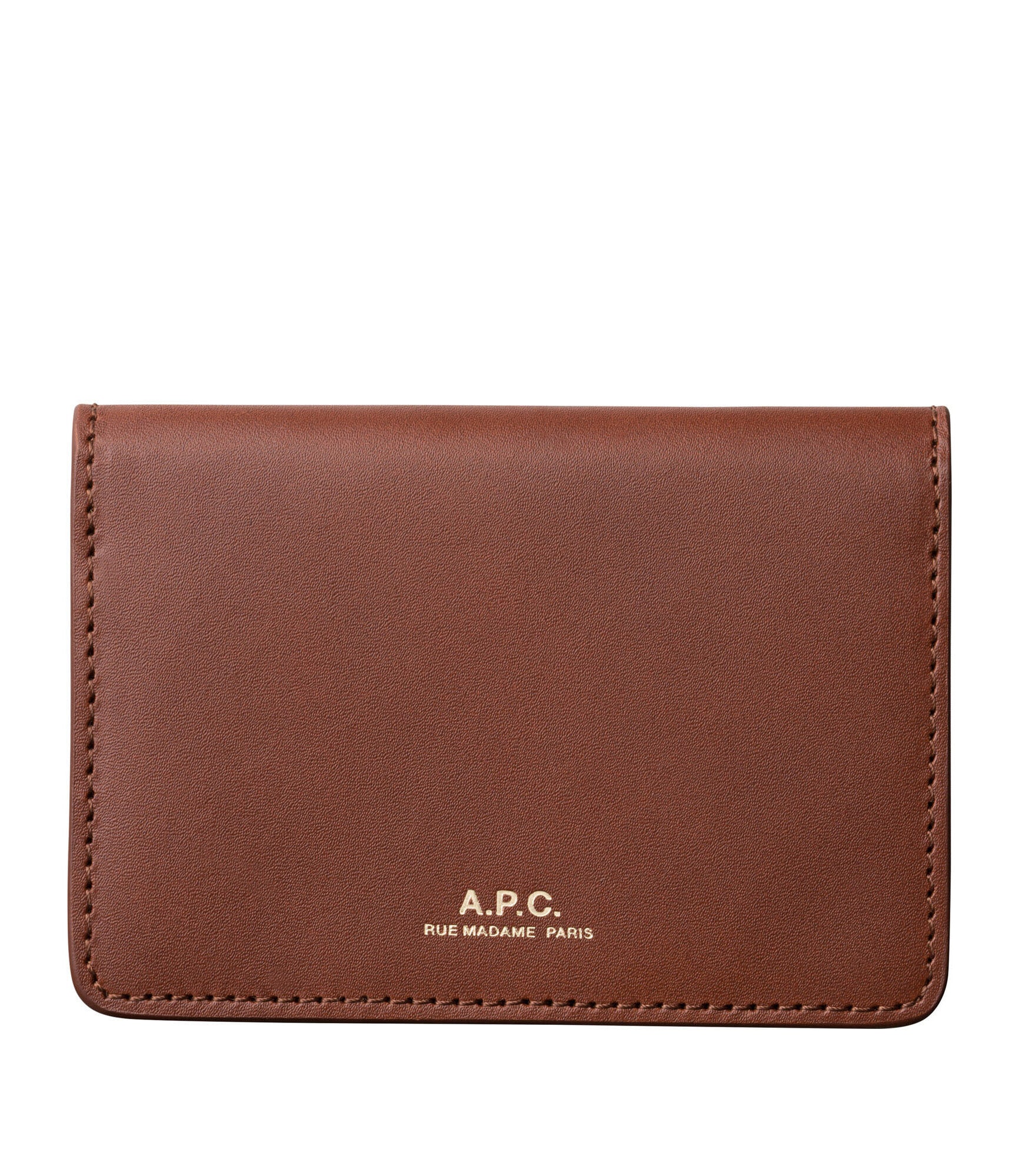A.P.C. レザー カードホルダー APC レザーグッズ アーペーセー Walter カードホルダー/ブラック