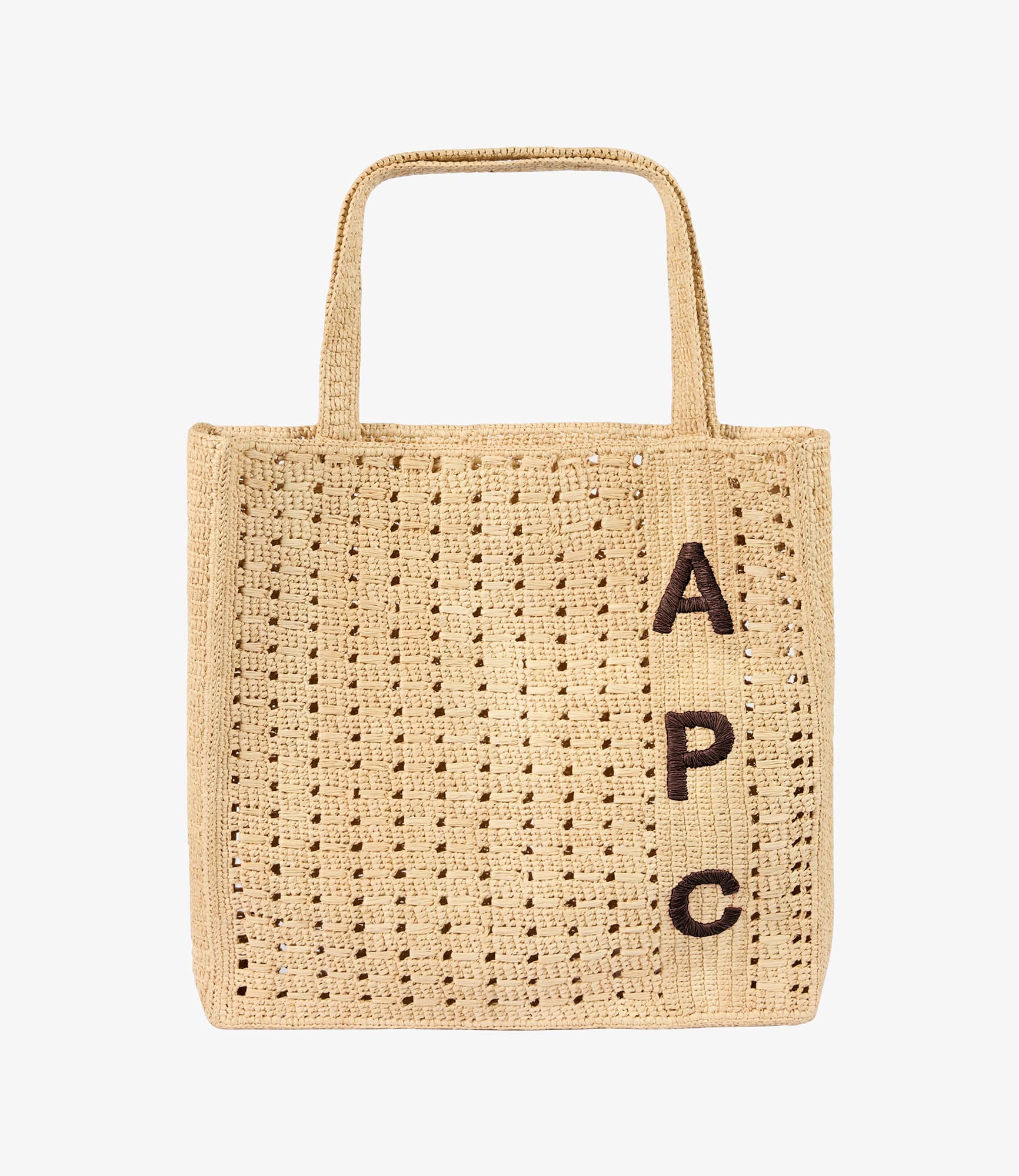 夏のお出かけ装いに!A.P.CのJUNEトートバック オレンジロゴ 夏のお出かけ装いに!A.P.CのJUNEトートバック オレンジロゴ