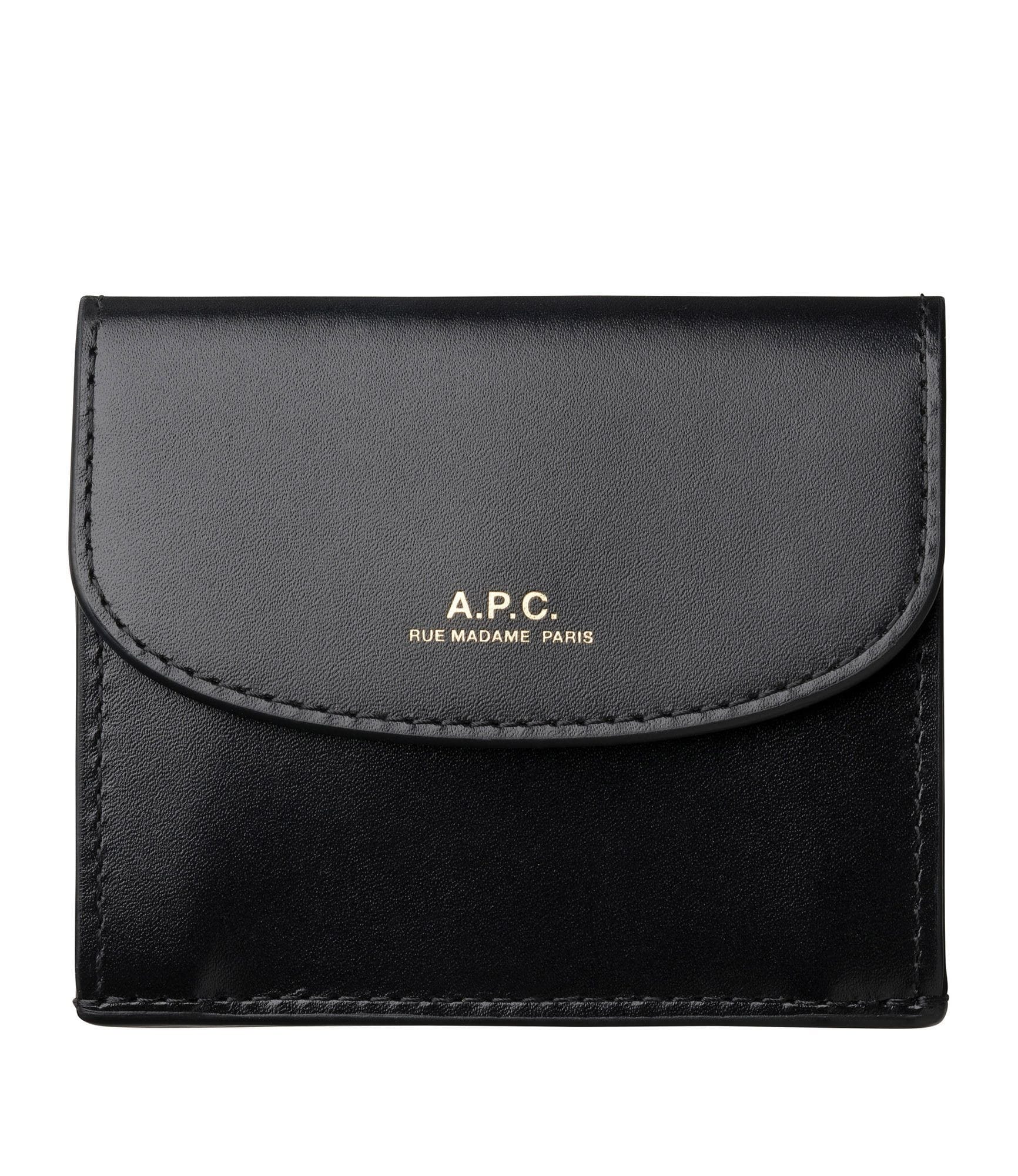 ☆人気☆【A.P.C.】☆小銭入れ付き カード ウォレット BLACK☆ ☆人気☆【A.P.C.】☆小銭入れ付き カード ウォレット BLACK