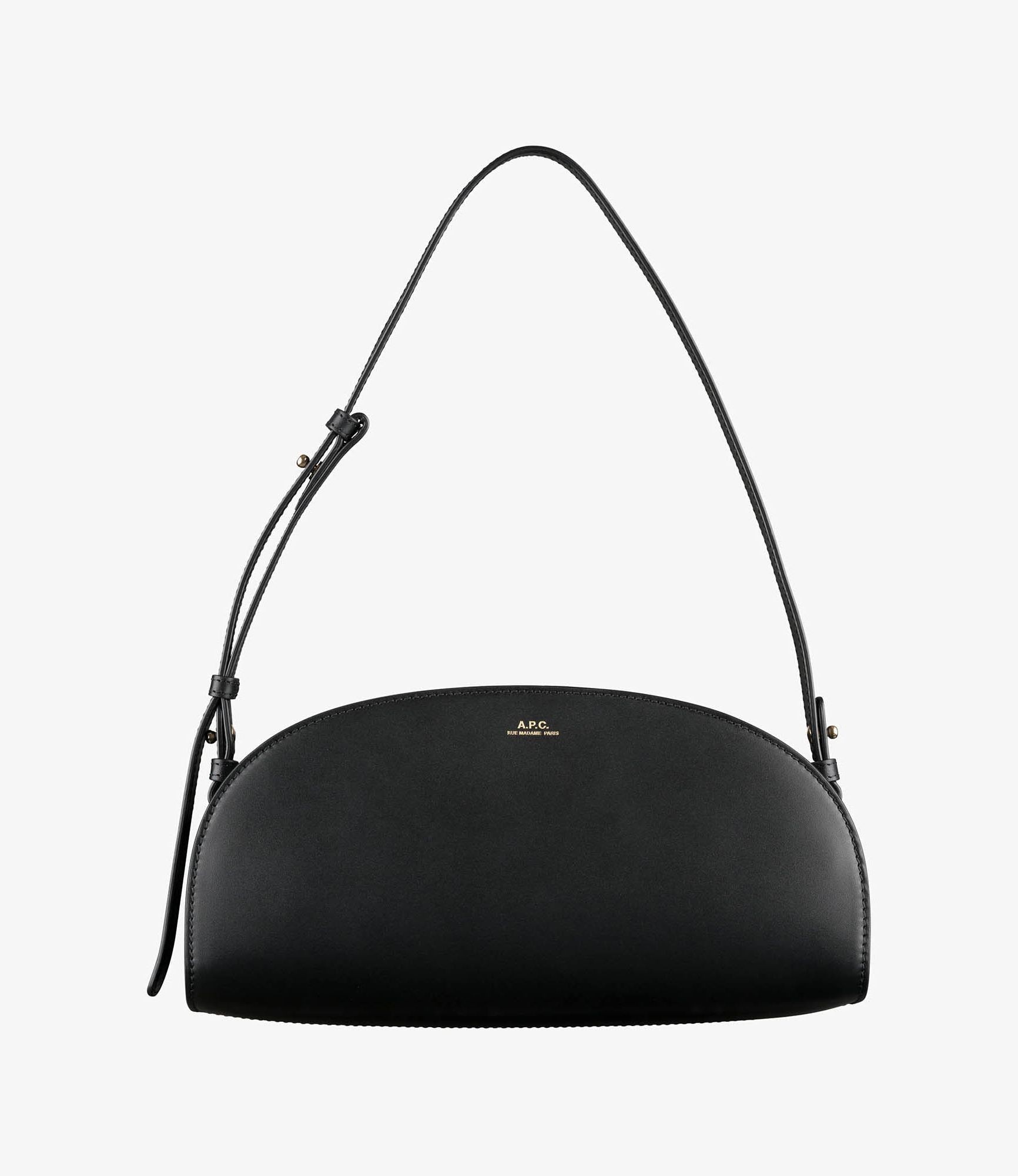 APC アーペーセ　DEMI LUNE ショルダーバッグ　クロスボディ　ブラック Demi-Lune ショルダーバッグ｜バッグ｜A.P.C. | アーペーセー