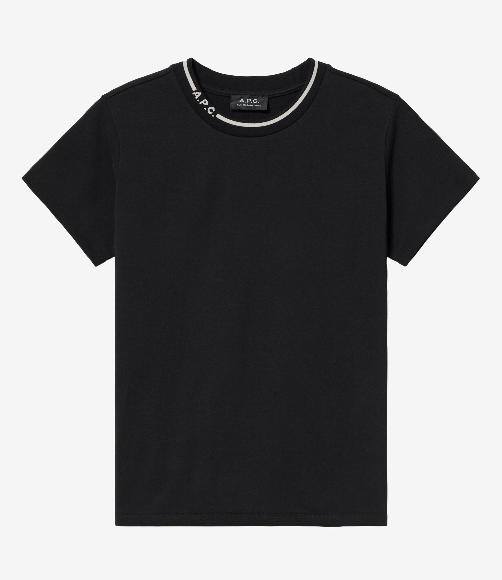 【関税込み】A.P.C. ブラック Standard Item Tシャツ A.P.C.のブラック Standard Item Tシャツがセール中