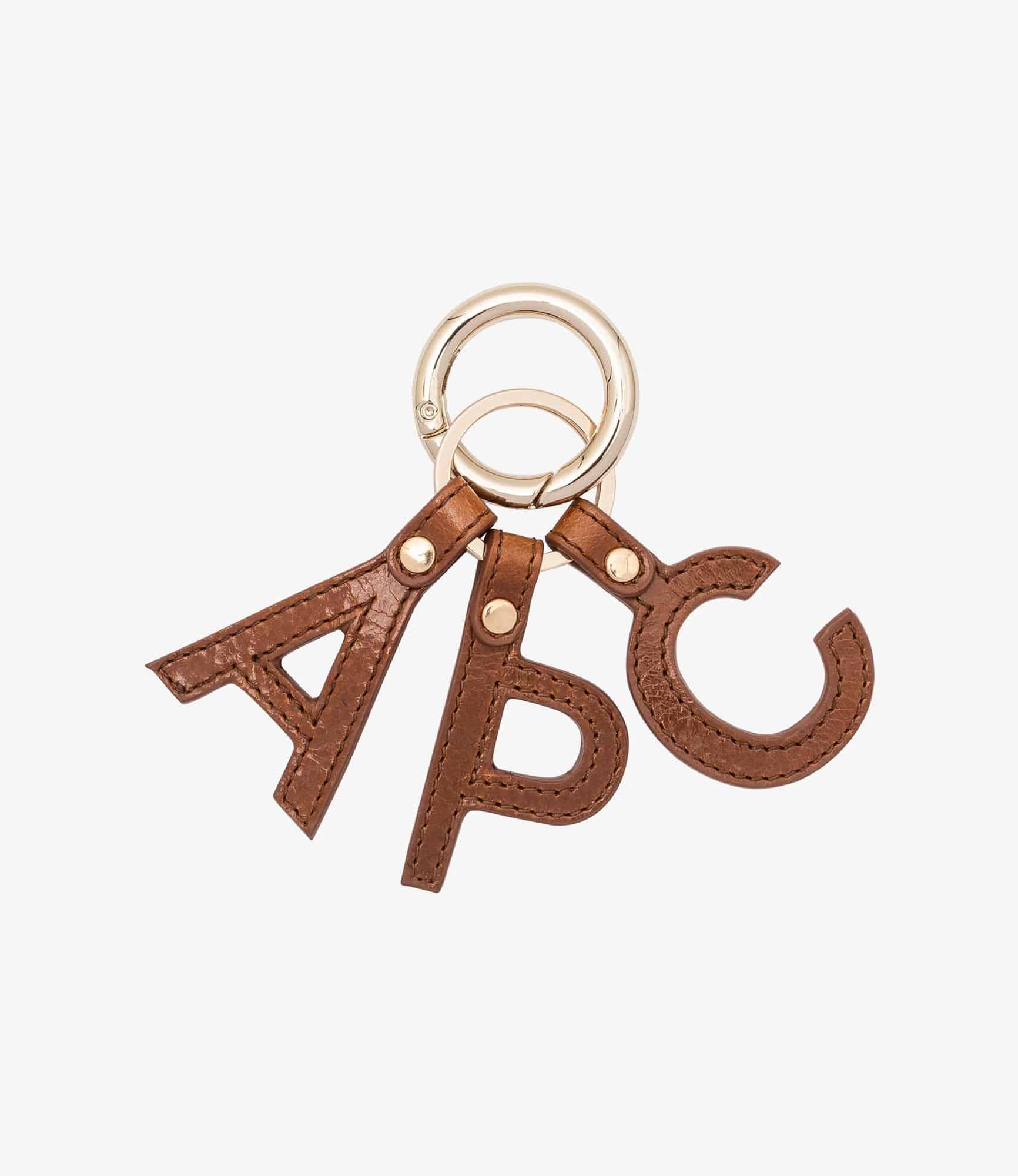 A.P.C. ロゴエンボス キーリング キーホルダー ユニセックス A.P.C. ロゴエンボス キーリング キーホルダー ユニセックス