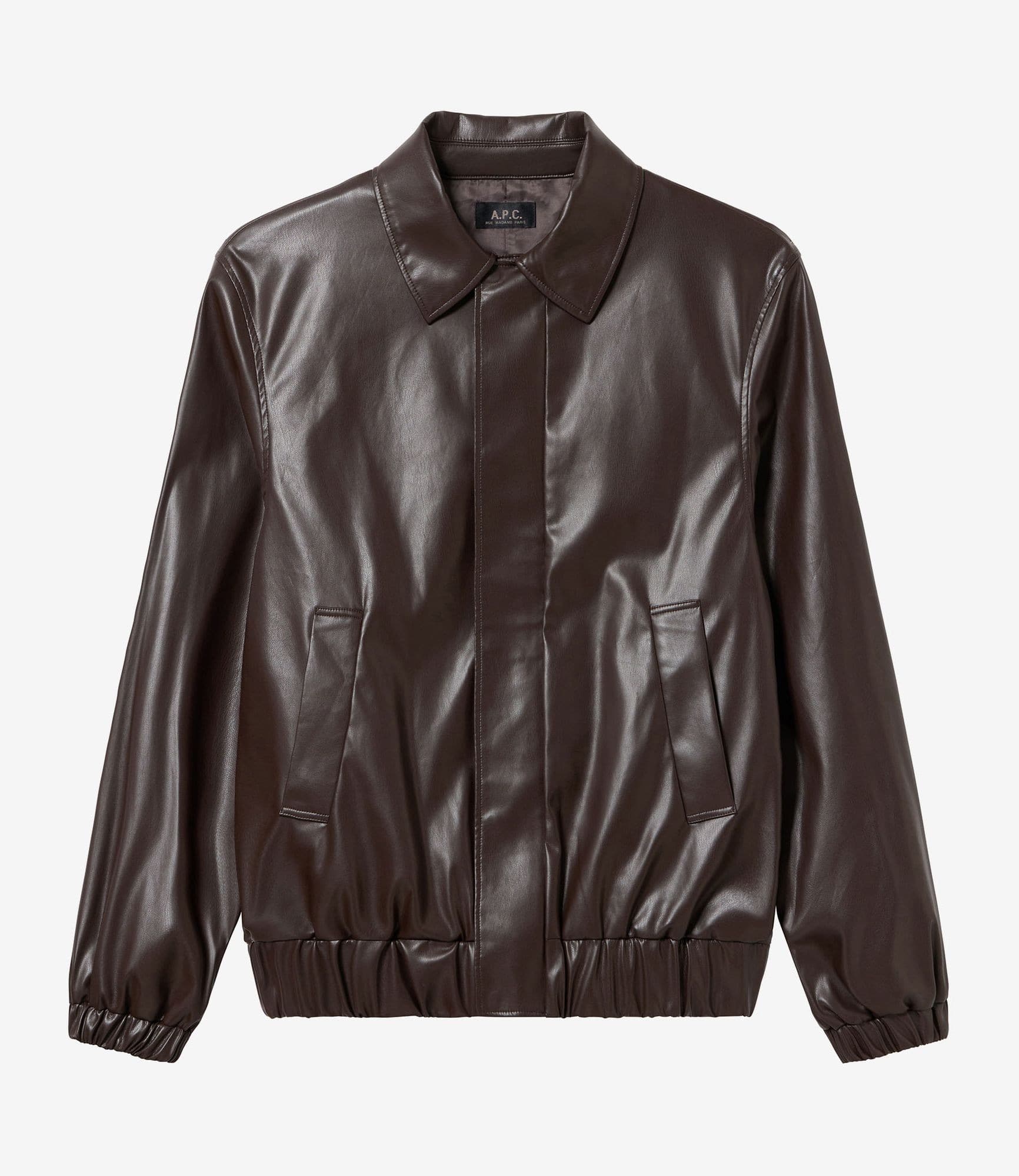 【美品】A.P.C アーペーセ 羊革 レザージャケット ブラウン ブルゾン Suzanna ブルゾン｜FEMME NEW｜A.P.C. | アーペーセー日本公式