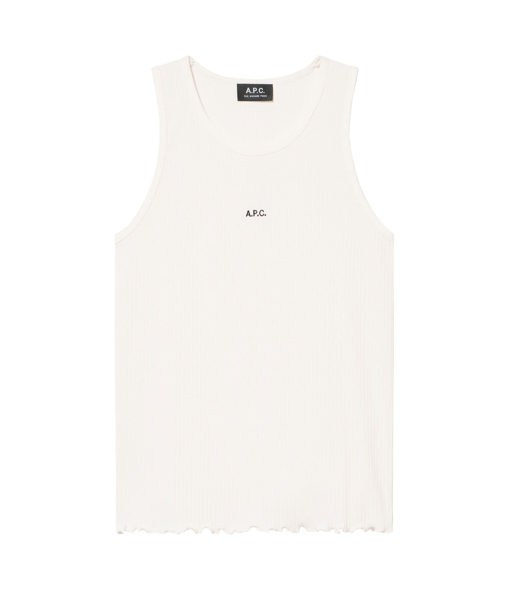 A.P.C タンクトップ A.P.C.ロゴ入りタンクトップ｜FEMME ｜A.P.C. | アーペーセー