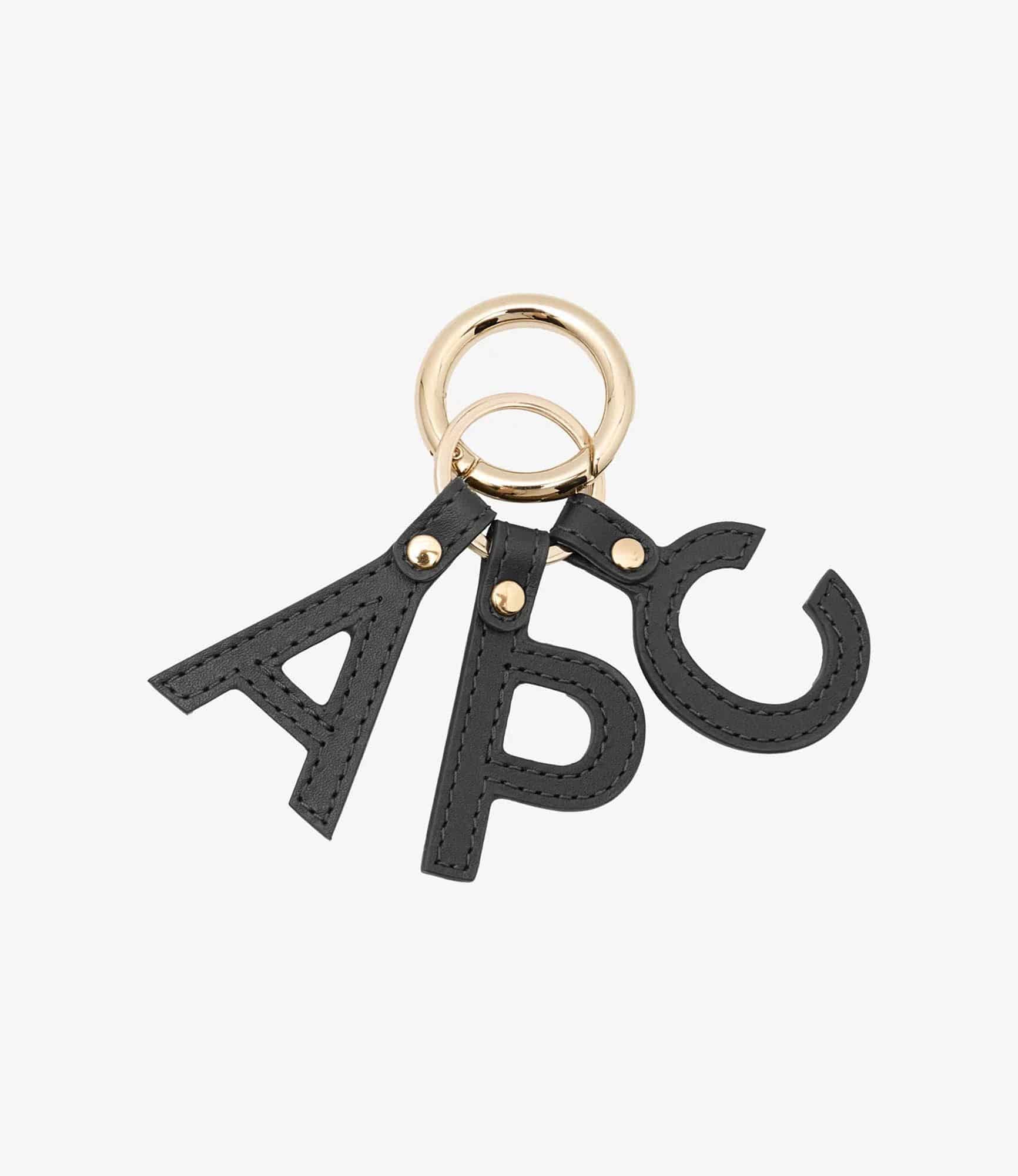 新品未使用　APC レターキーリング APC レターキーリング｜レザーグッズ｜A.P.C. | アーペーセー日本公式