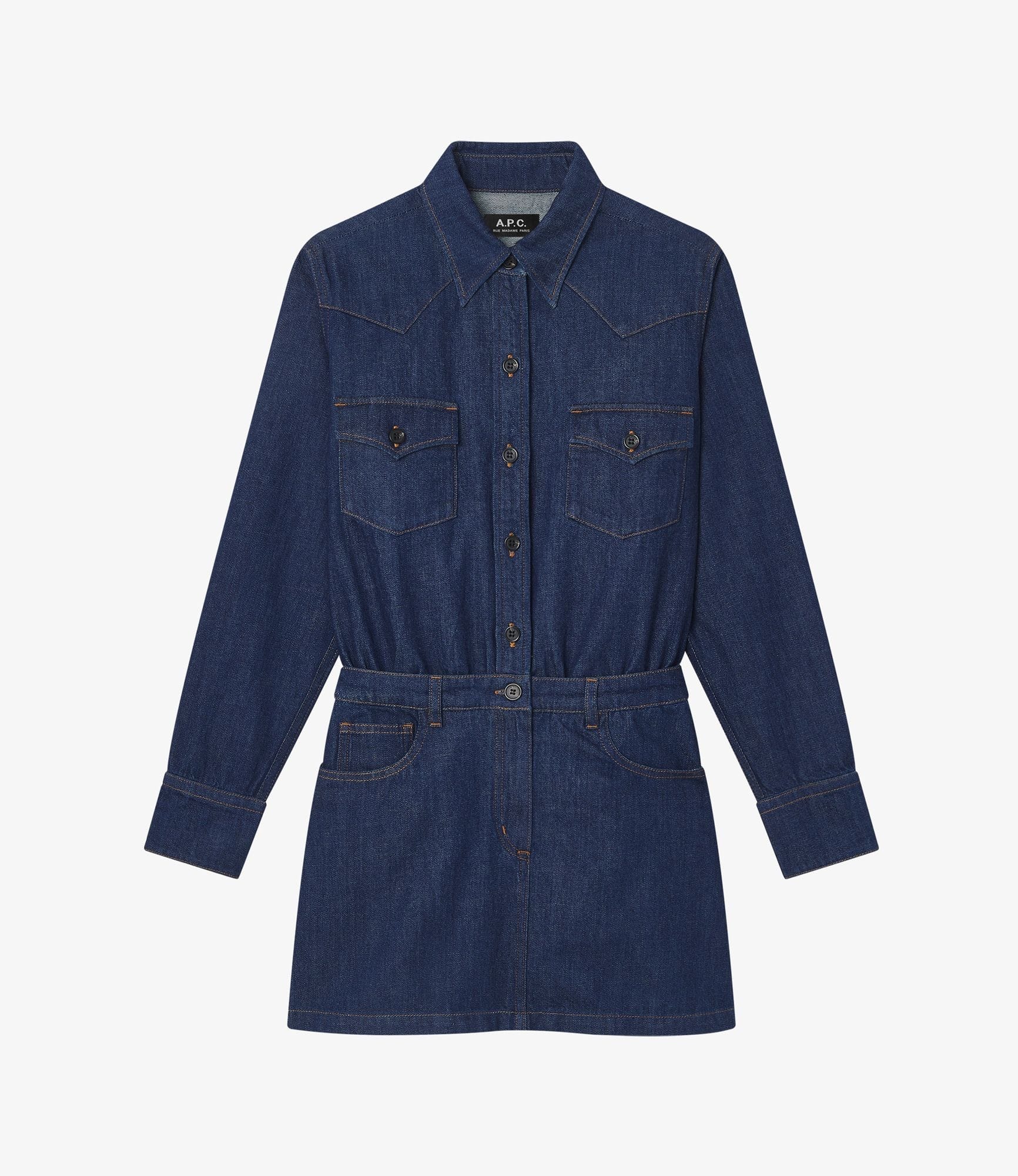 Western シャツワンピース|FEMME |A.P.C. | アーペーセー日本公式 Western シャツワンピース|FEMME |A.P.C. | アーペーセー日本公式