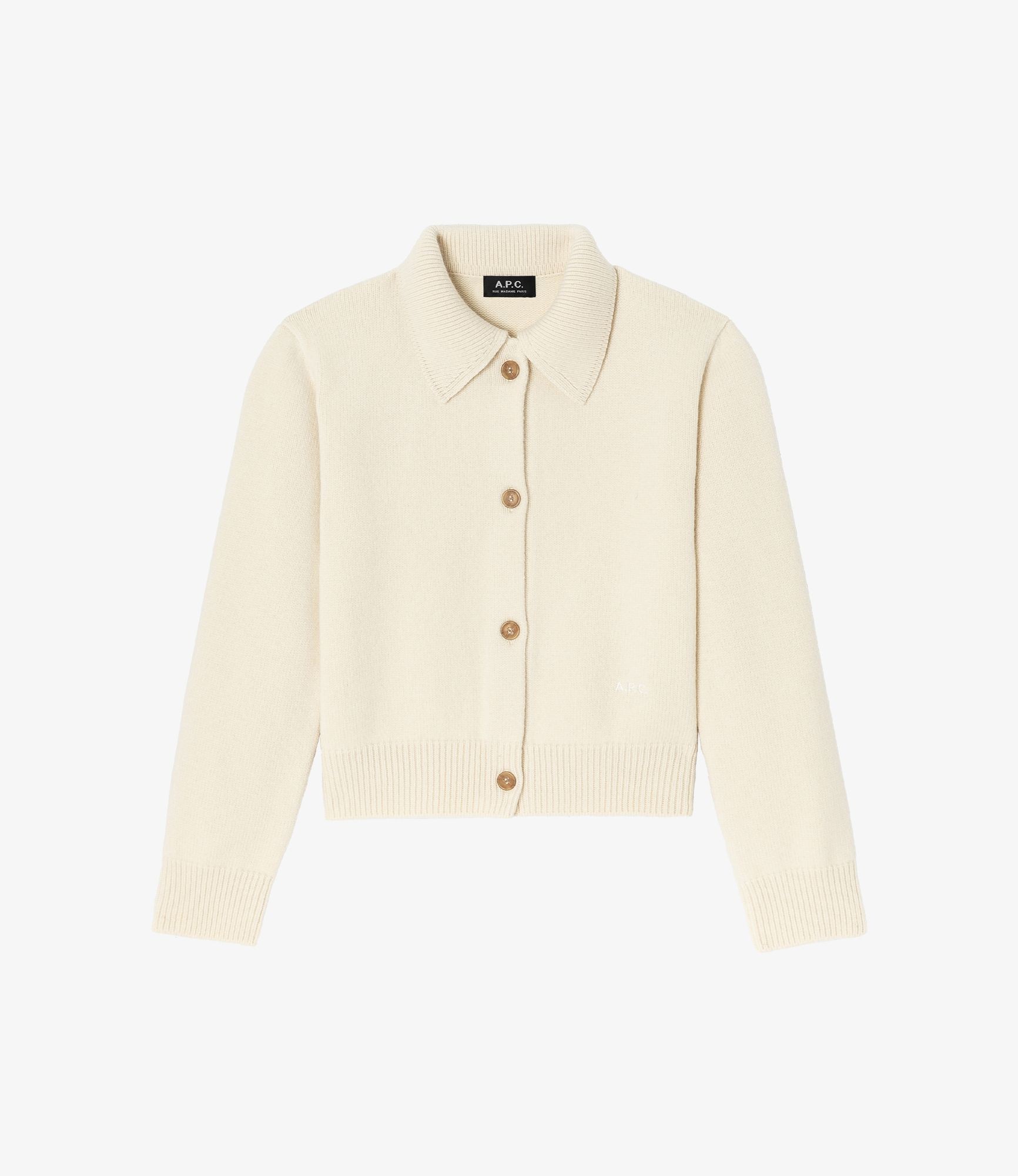 ポロラー付カーディガン｜FEMME NEW｜A.P.C. | アーペーセー日本公式