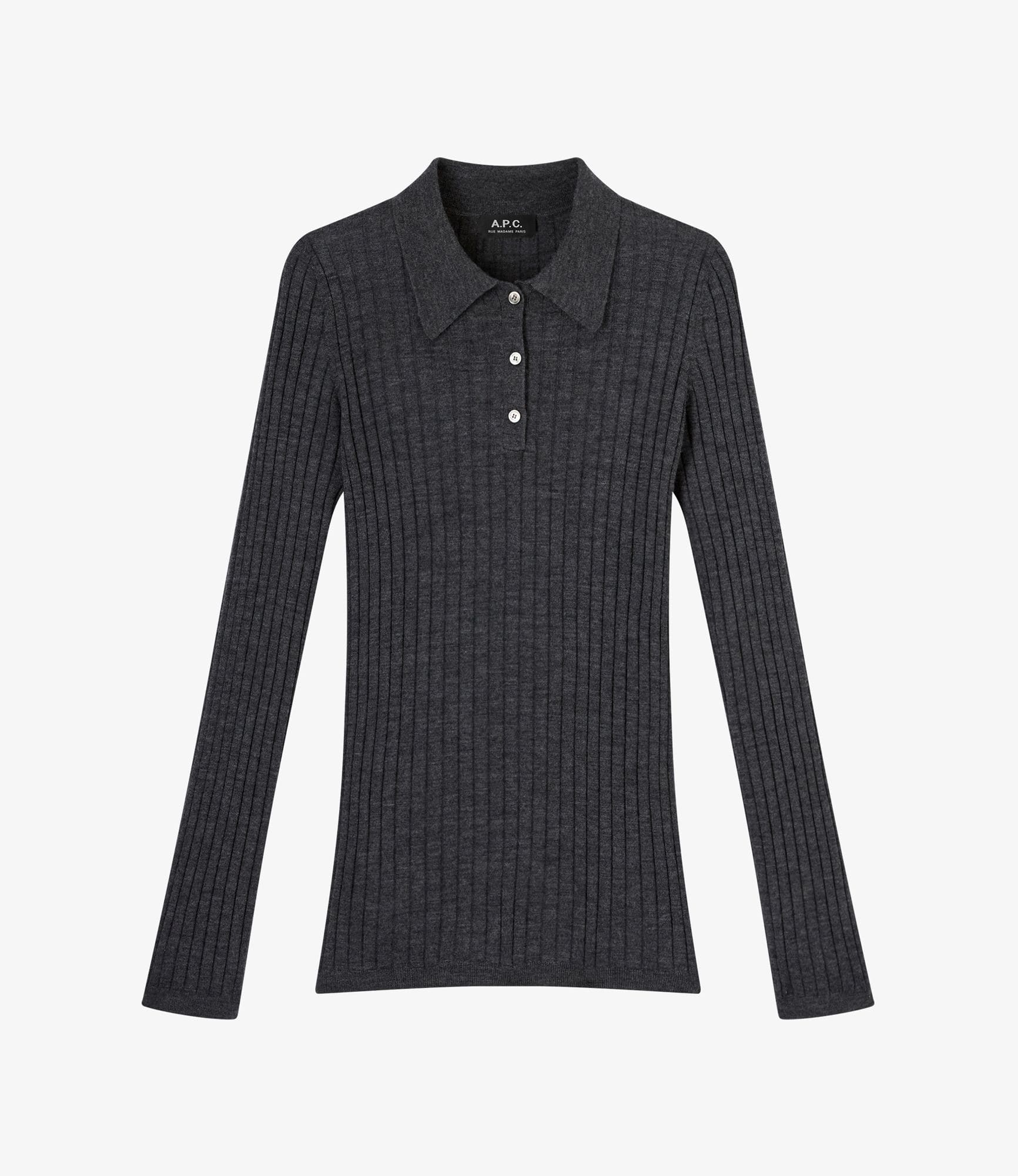 APC ウールポロプルオーバー Antoine ポロシャツ｜HOMME ｜A.P.C. | アーペーセー日本公式