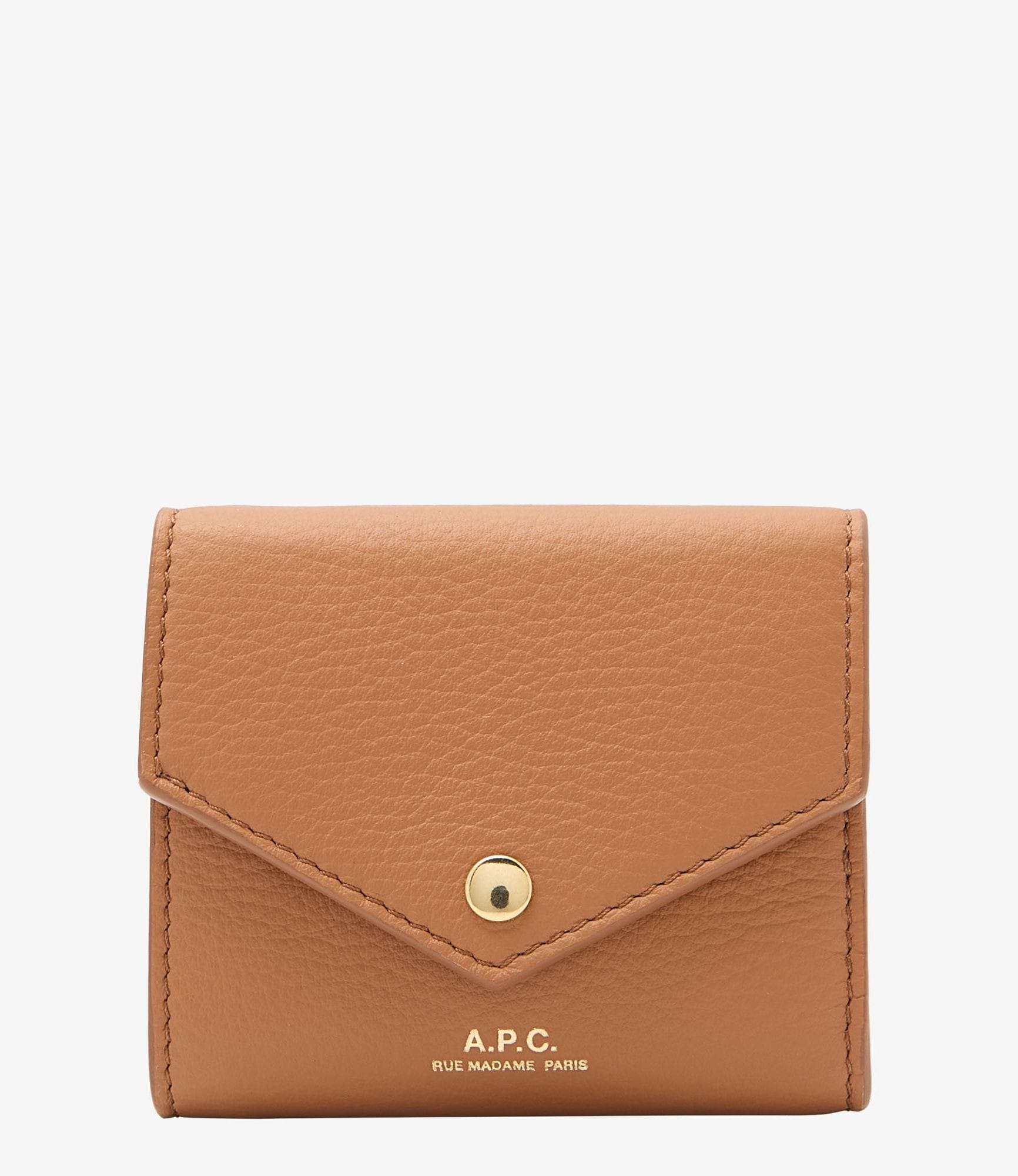 atempe アテンペ/レザーエンボスバッグ/ABランク/71【中古】 A.P.C.（アーペーセー） ショルダーバッグ デミルーンバッグ エンボス