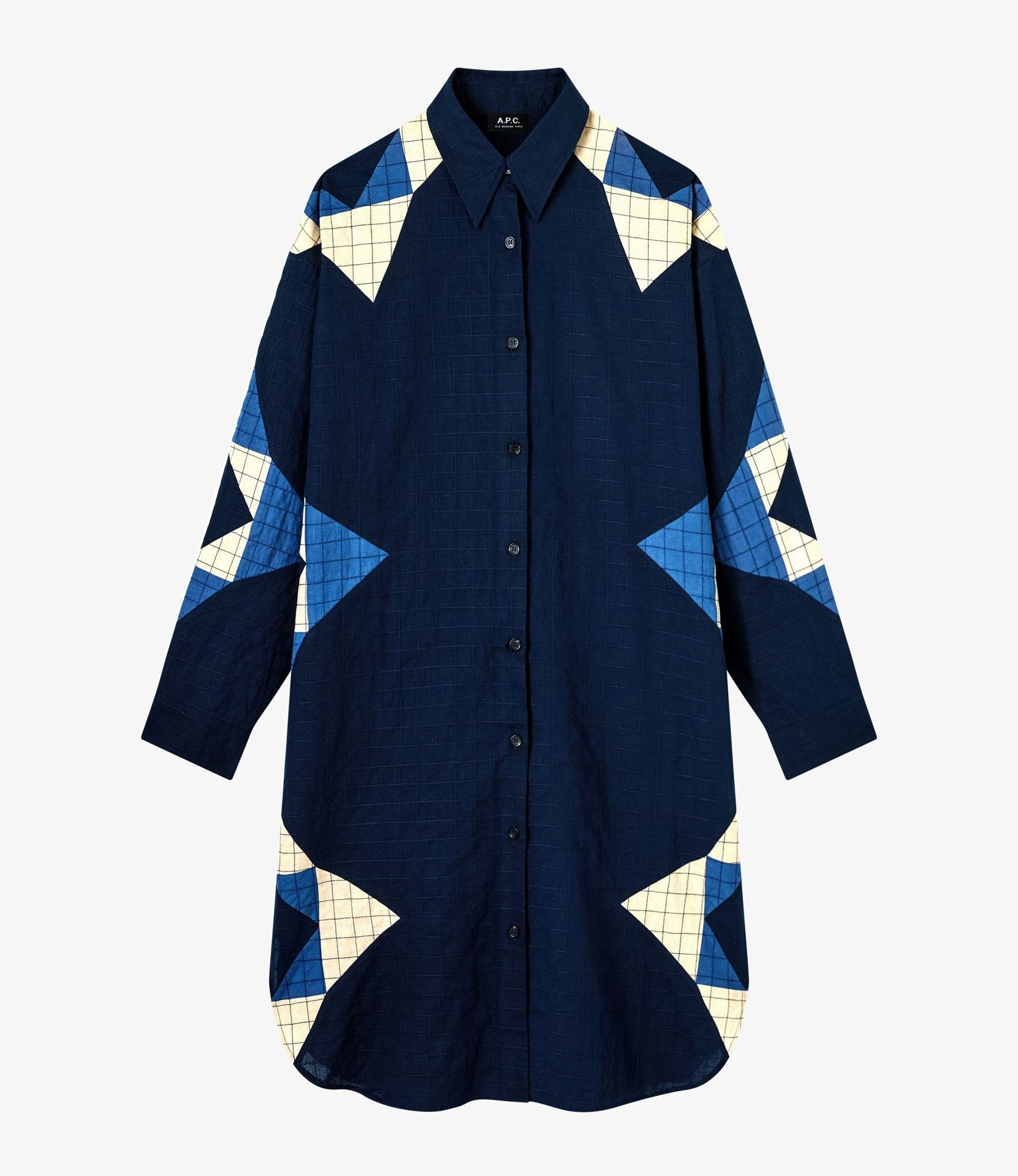 Patchwork シャツワンピース｜FEMME ｜A.P.C. | アー・ペー・セー日本