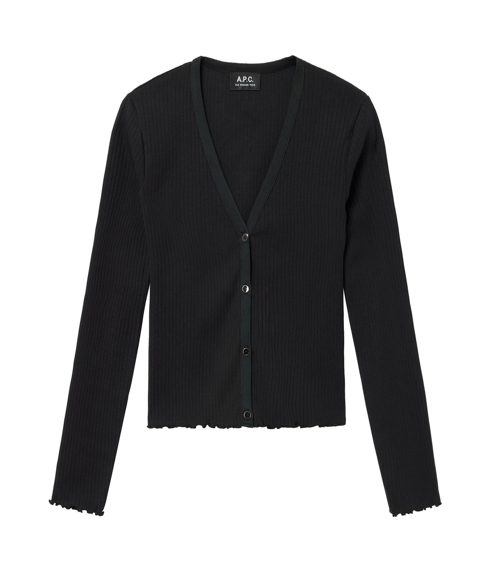 A.P.C. ブラックカーディガン Tracy カーディガン｜FEMME ｜A.P.C. | アー・ペー・セー日本公式