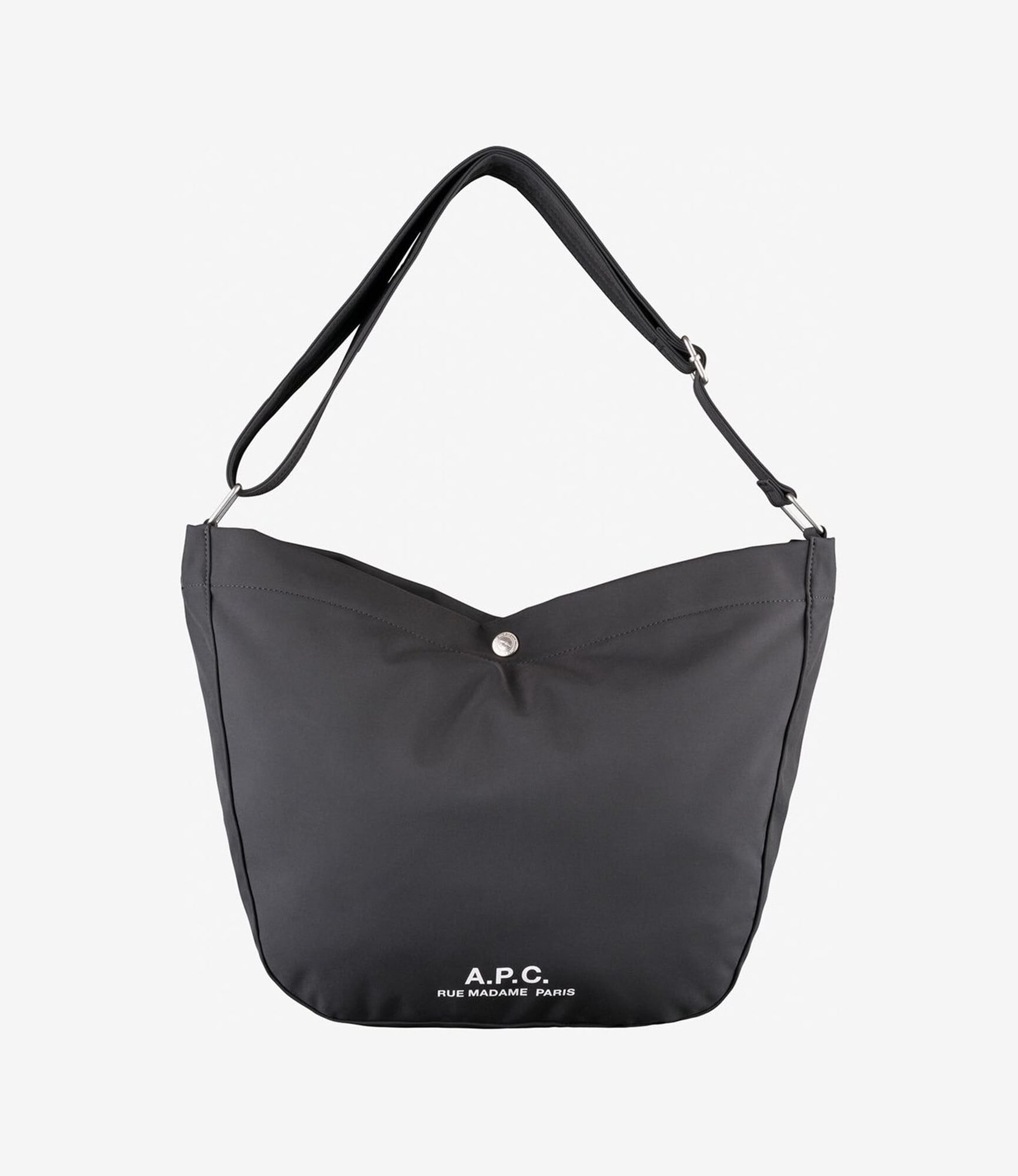 【新品未使用】A.P.C Rue Madame Paris ブラック／M A.P.C. RUE MADAME PARIS Big Logo tシャツ M - メルカリ