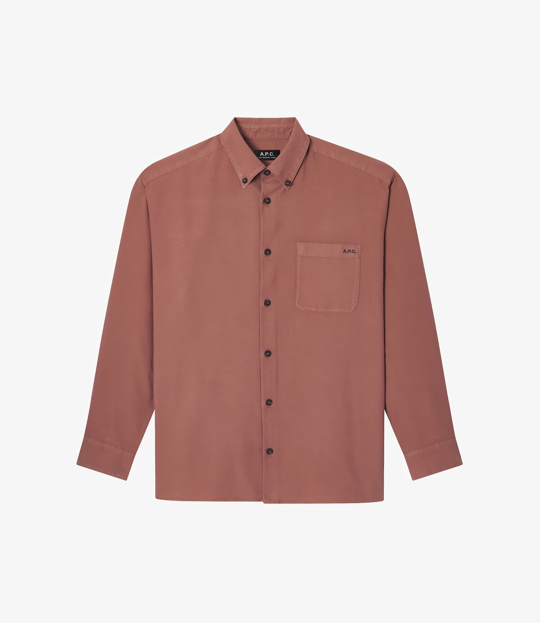 A.P.C. Mateo エンブロイダリーシャツ アーペーセー ルーズフィット A.P.C. Mateo エンブロイダリーシャツ アーペーセー ルーズフィット