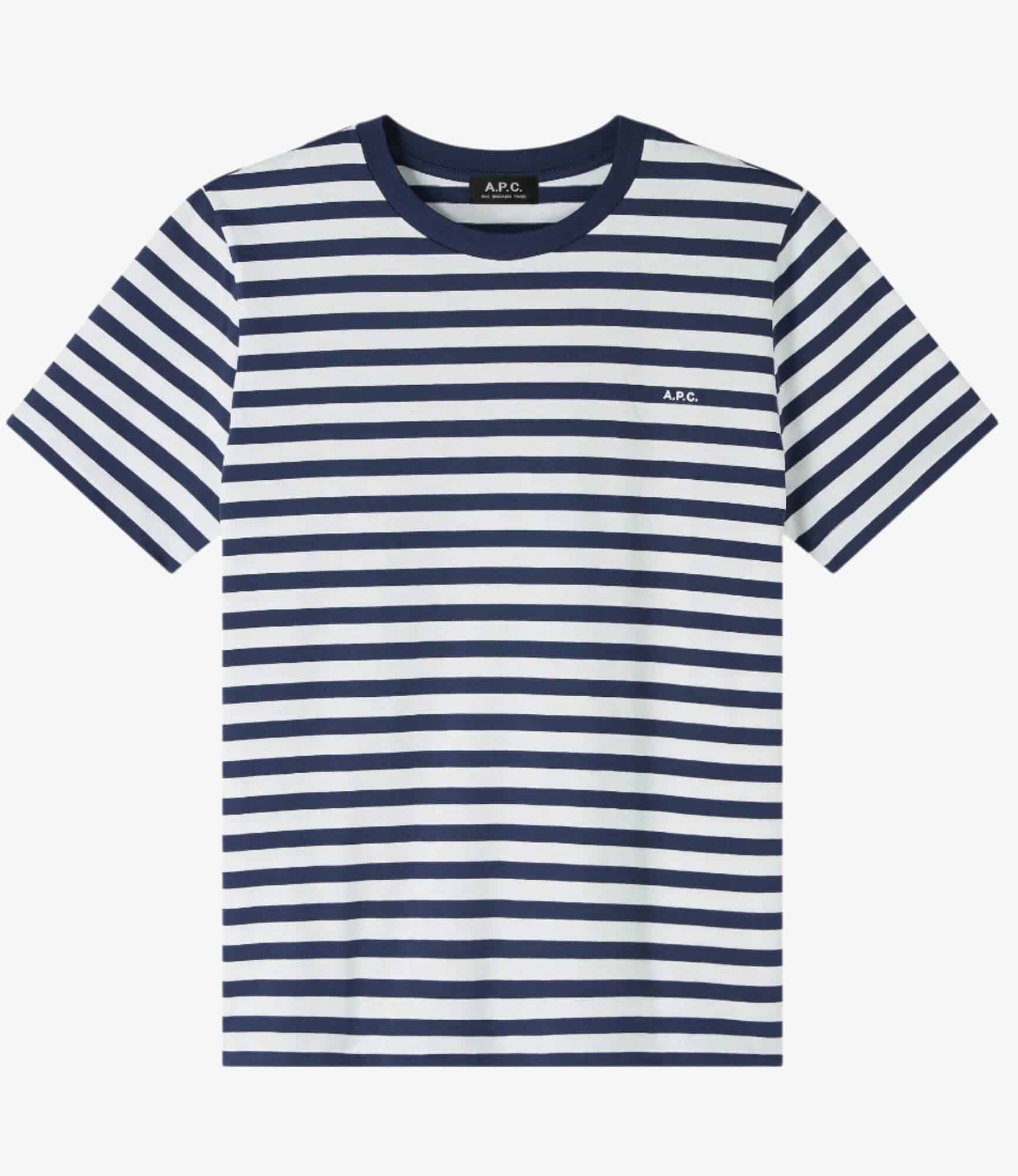 Standard APC 刺繍入りボーダーTシャツ｜UNISEXE / T-SHIRTS