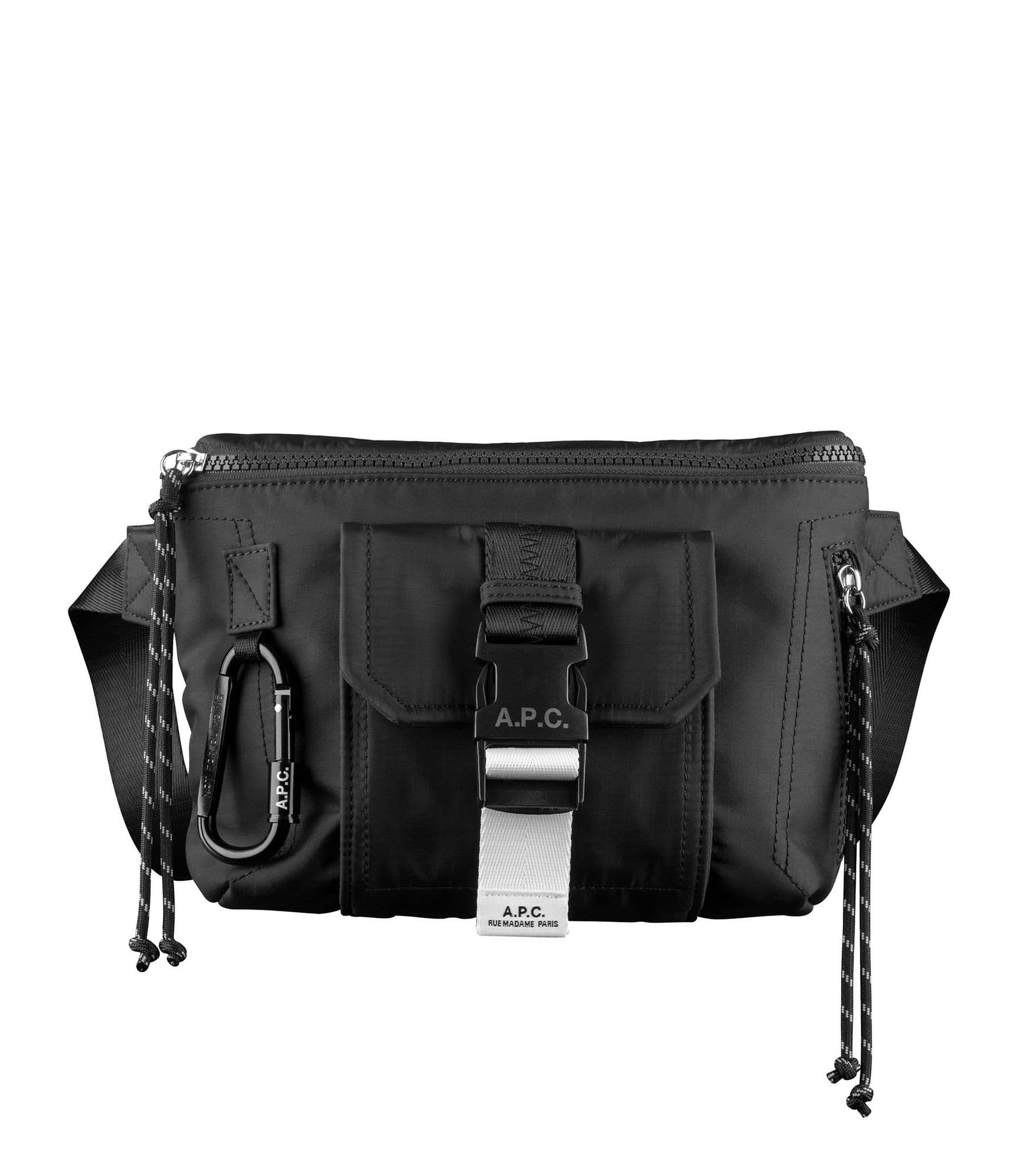 アーペーセー A.P.C. メンズ TREK ヒップバック ブラック Trek ヒップバッグ｜バッグ｜A.P.C. | アーペーセー日本公式