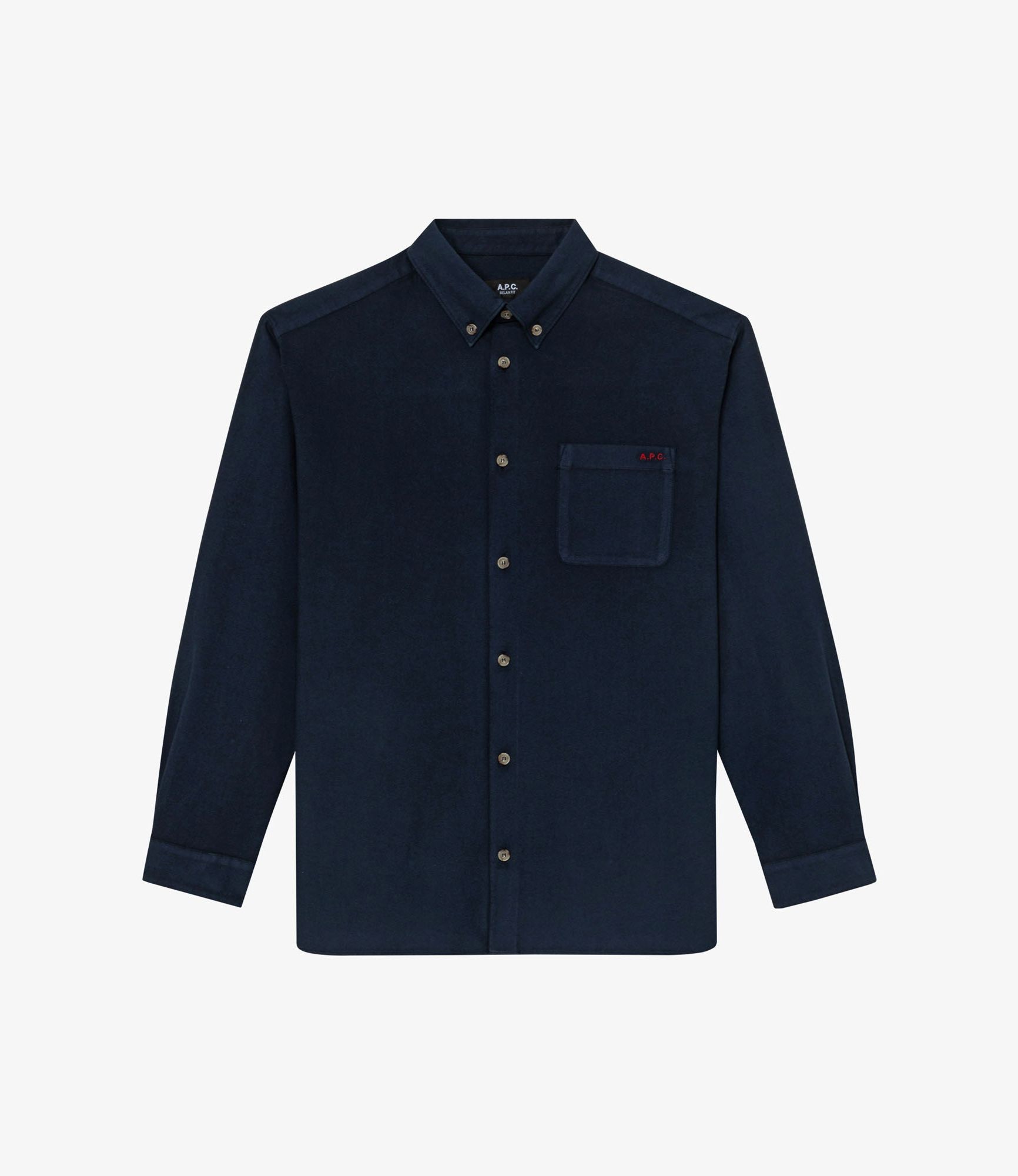 A.P.C. Mateo エンブロイダリーシャツ アーペーセー ルーズフィット