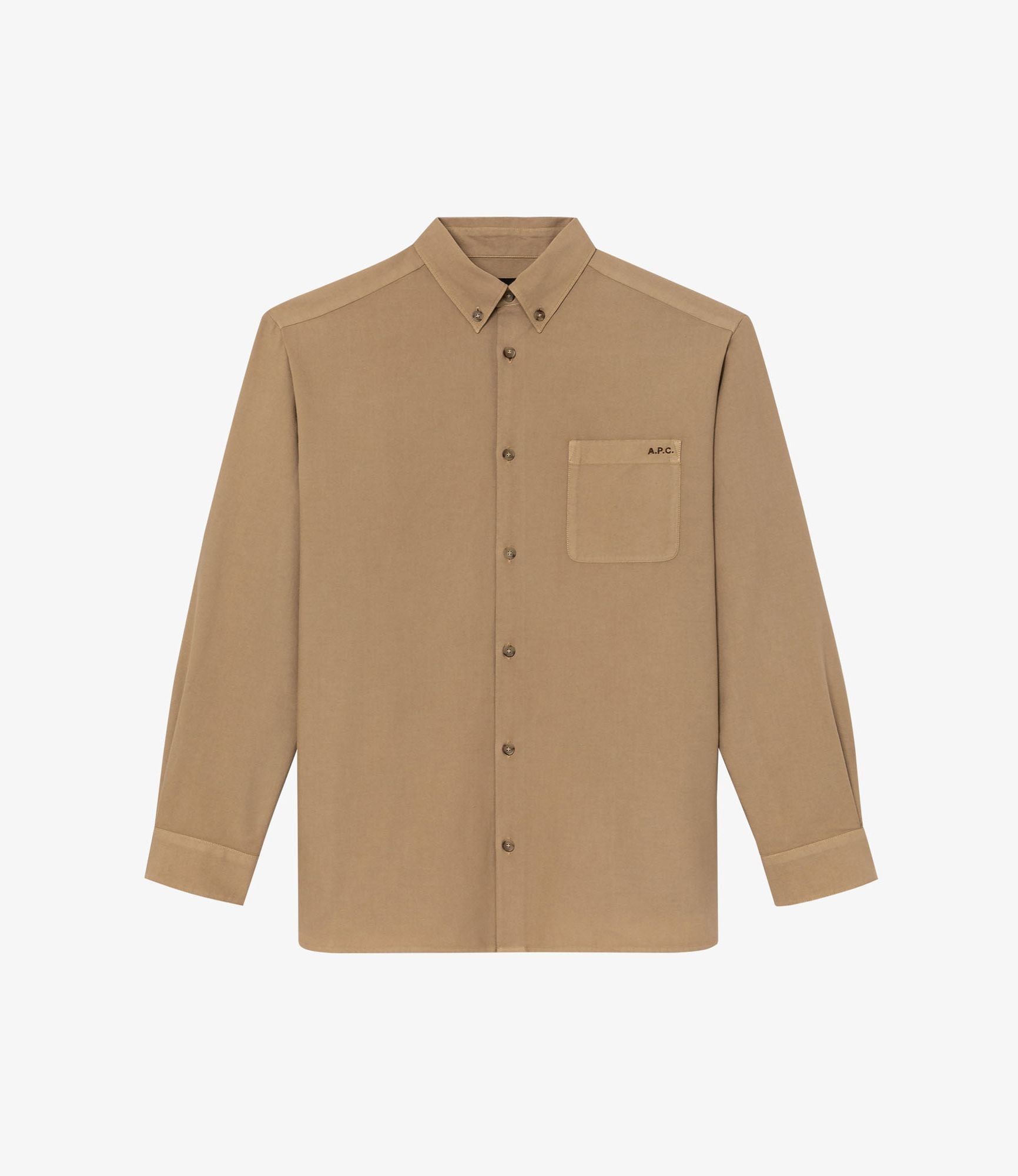 A.P.C. Mateo エンブロイダリーシャツ アーペーセー ルーズフィット