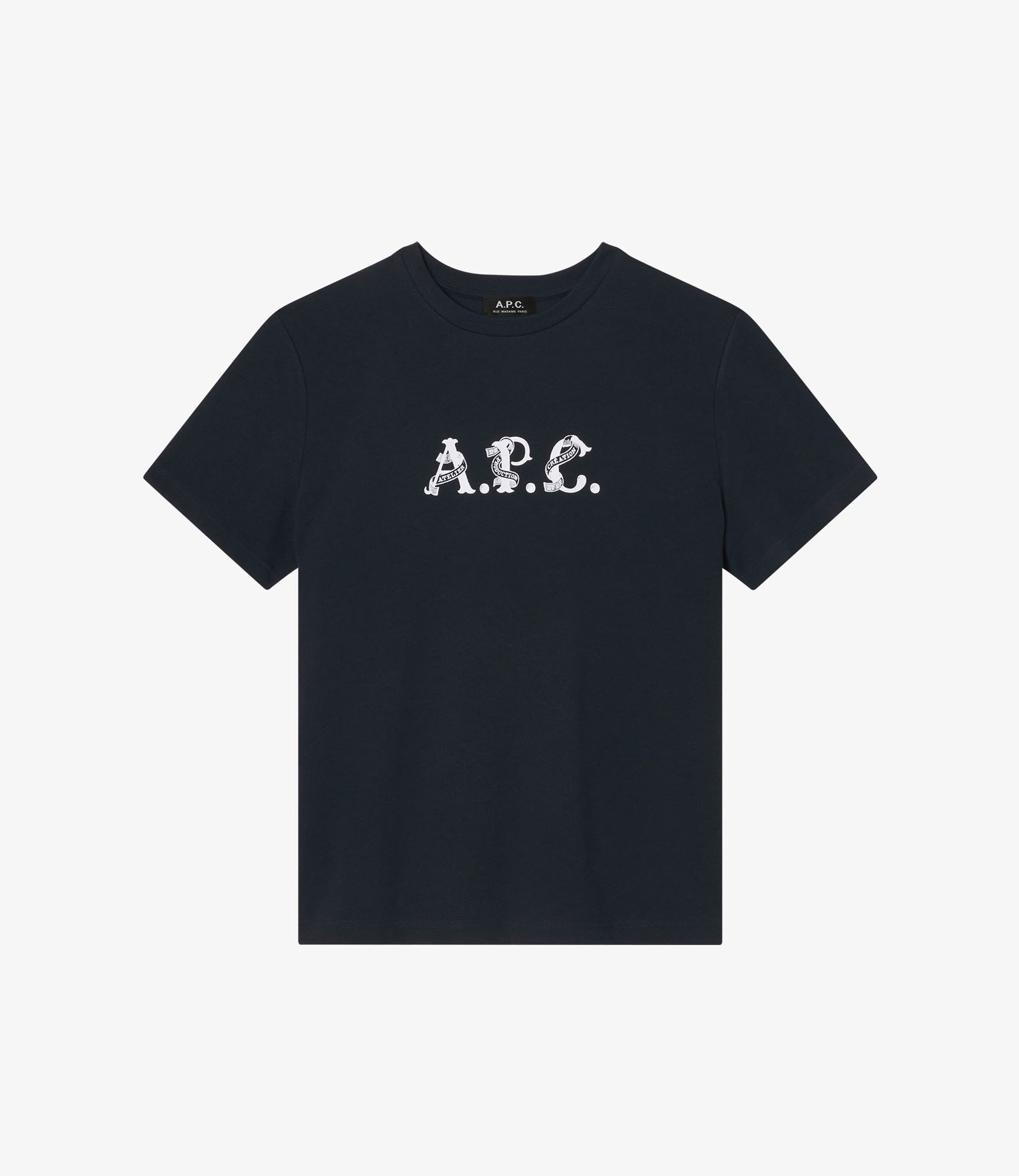 【関税込み】A.P.C. ネイビー Standard Item Tシャツ T-Shirt Standard Item | Organic jersey | A.P.C. Ready-to-Wear