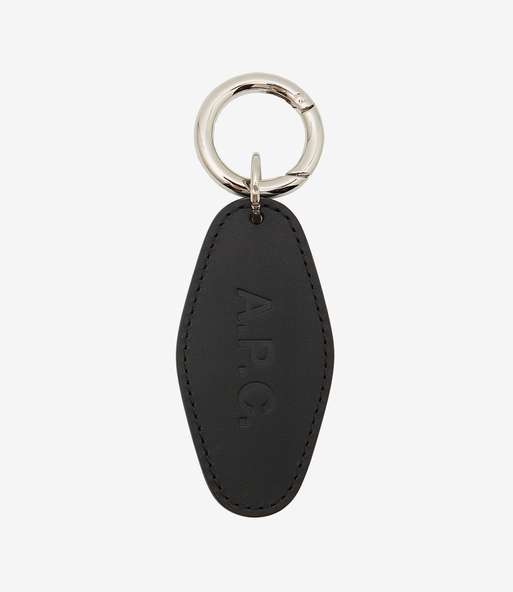 A.P.C. 黒 レザー キーリング Diamant キーリング｜レザーグッズ｜A.P.C. | アー・ペー・セー日本