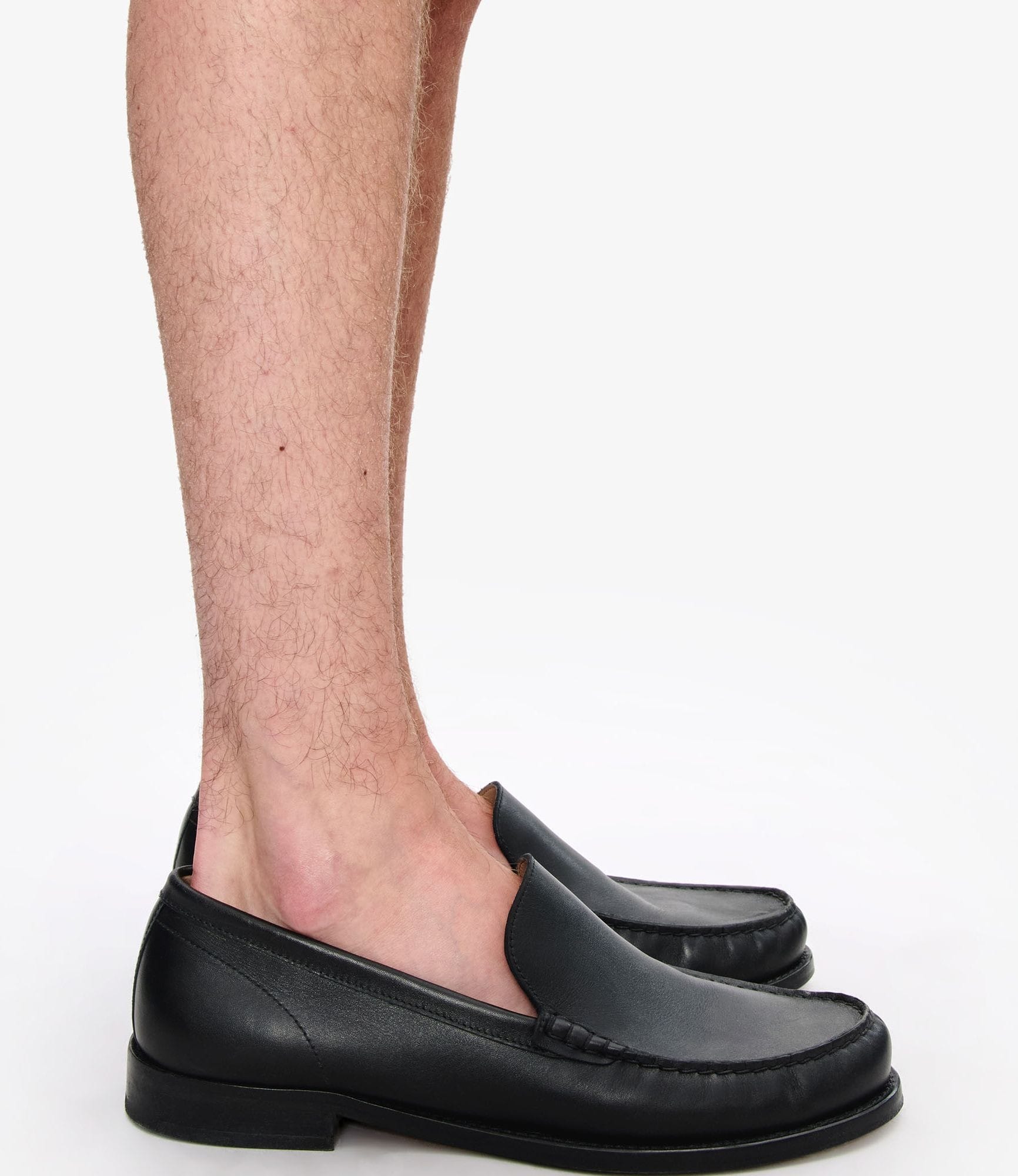 美品　箱付き　APC アーペーセー　デッキ　モカシン　シューズ　レザー　ブラウン A.P.C - アーペーセー／A.P.C. シューズ デッキシューズ 靴 メンズ