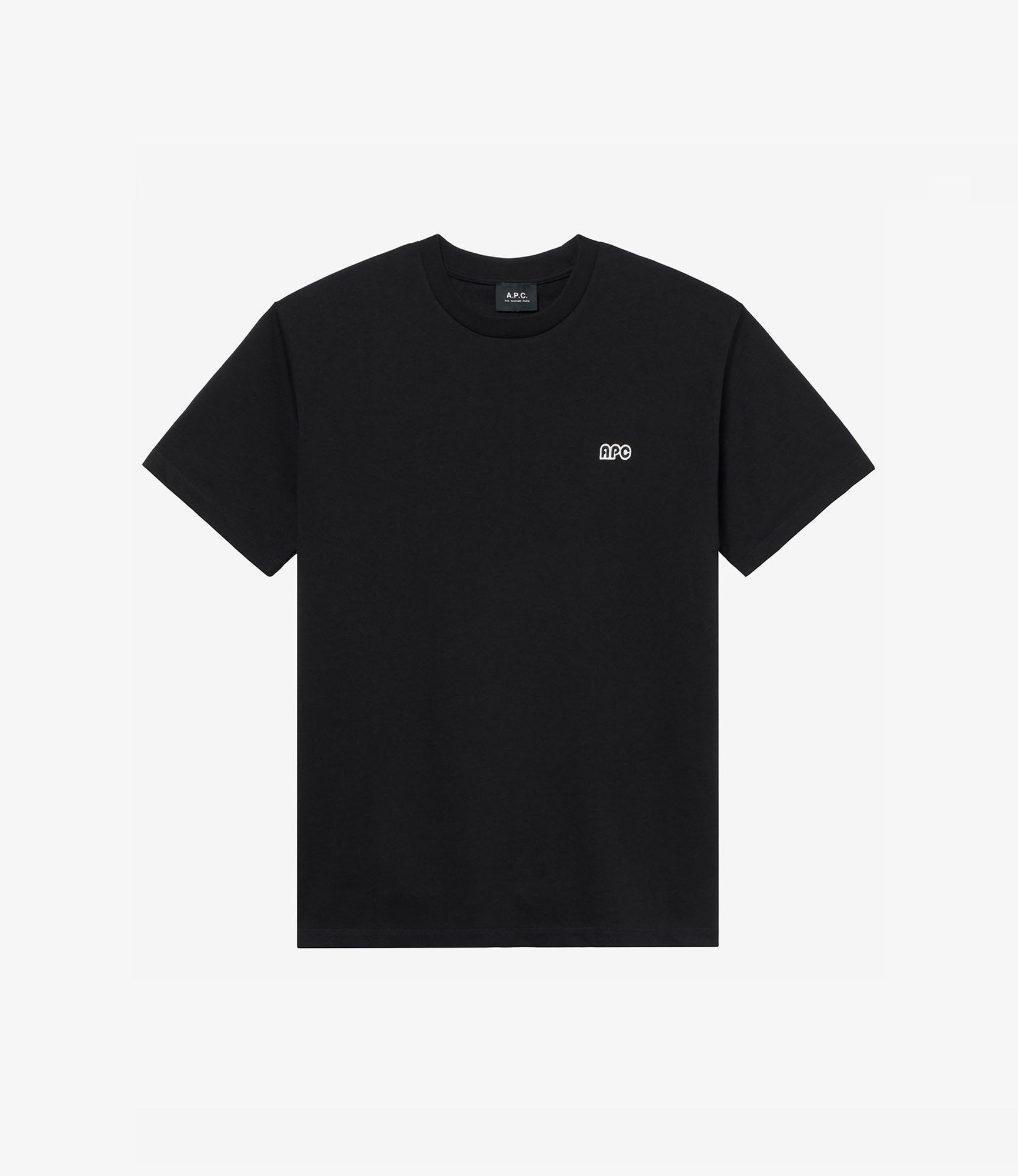 A.P.C. ブラック Tシャツ Mサイズ 406 ロゴパッチ付Tシャツ｜HOMME NEW｜A.P.C. | アーペーセー日本公式