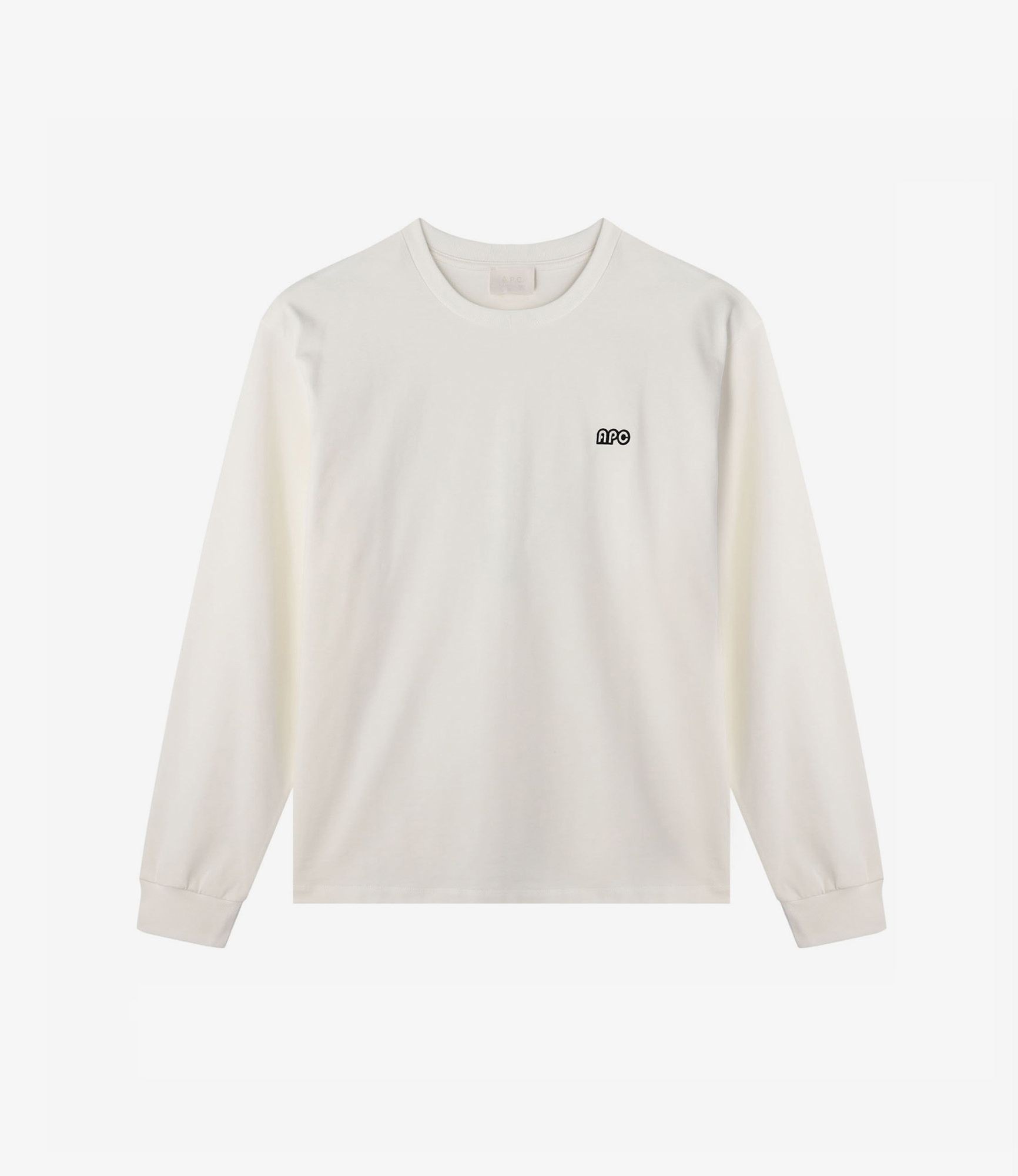 【新品未使用‼️】APC406 ロゴパッチ付長袖Tシャツ 406 ロゴパッチ付長袖Tシャツ｜HOMME NEW｜A.P.C. | アーペーセー日本