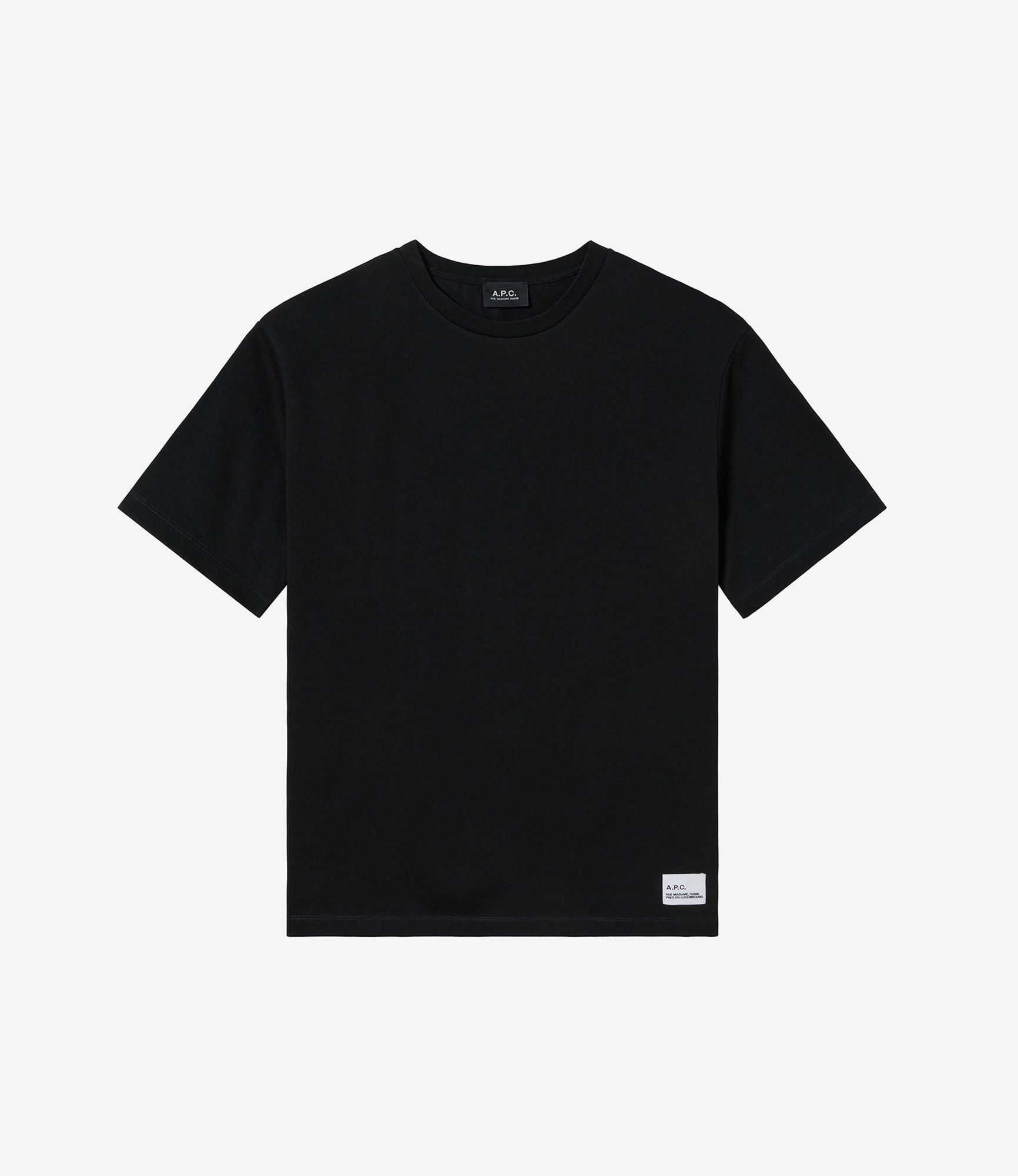 再値下げ！ FREAKSstore別注 A.P.C. Tシャツ サイズ S 黒 再入荷》【A.P.C. / アーペーセー】別注 オーバーサイズ ロゴプリント
