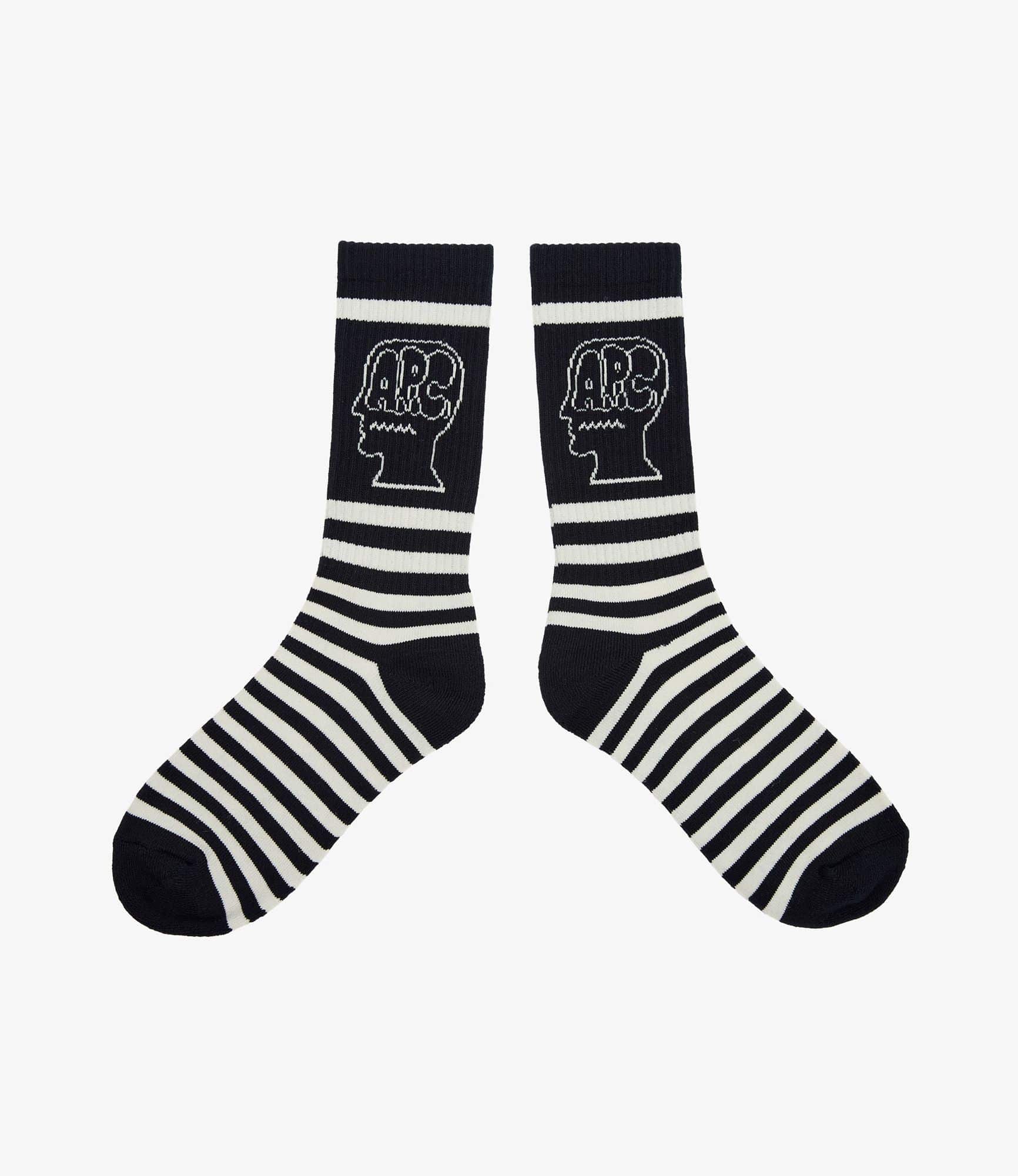 Brain Dead x A.P.C. Striped Socks｜BRAIN DEAD｜A.P.C. | アー・ペー