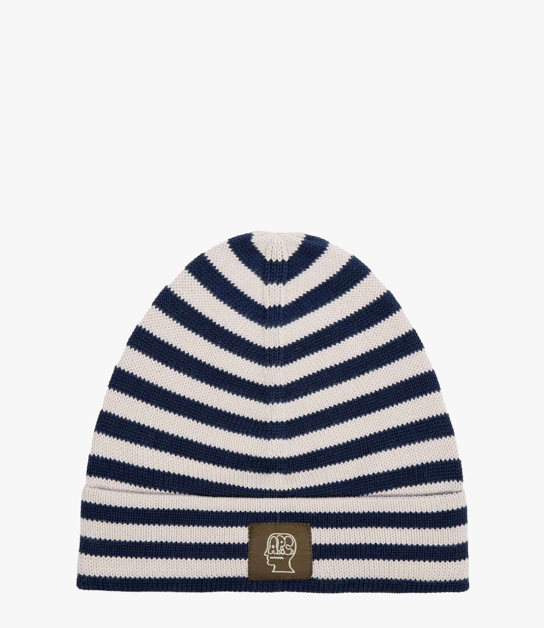 Brain Dead x A.P.C. Striped Cotton Beanie｜BRAIN DEAD｜A.P.C.