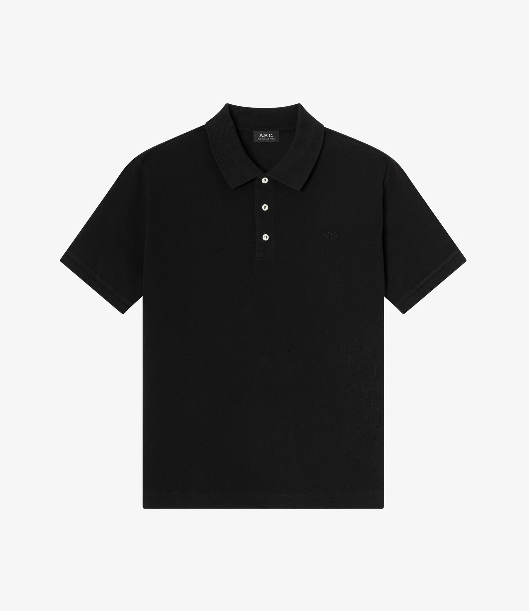 未使用A.P.C. スタンダードポロシャツ 黒　M Joe ポロシャツ｜HOMME ｜A.P.C. | アー・ペー・セー日本公式