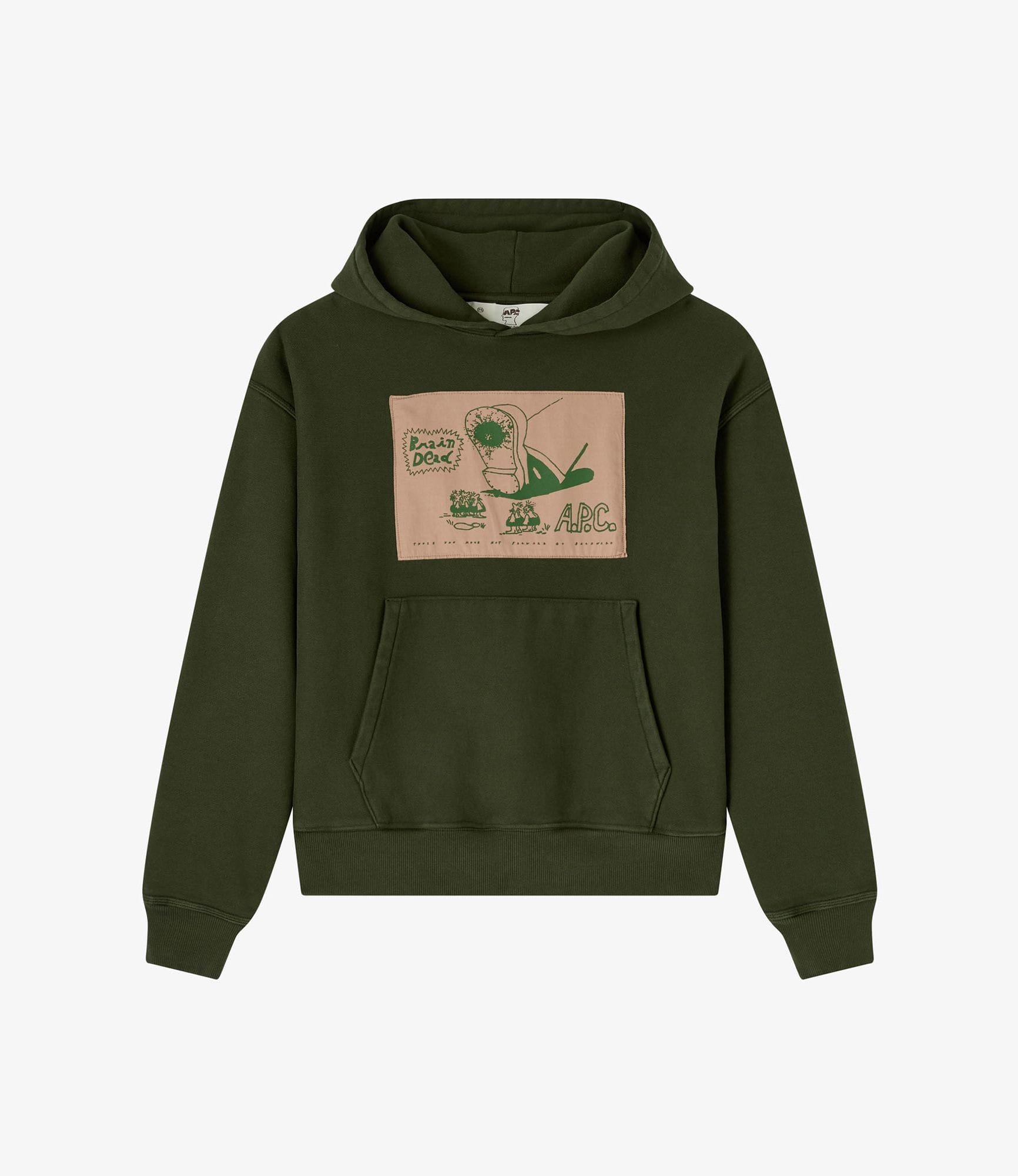 Brain Dead x A.P.C. Stomp Hoodie｜HOMME ｜A.P.C. | アーペーセー