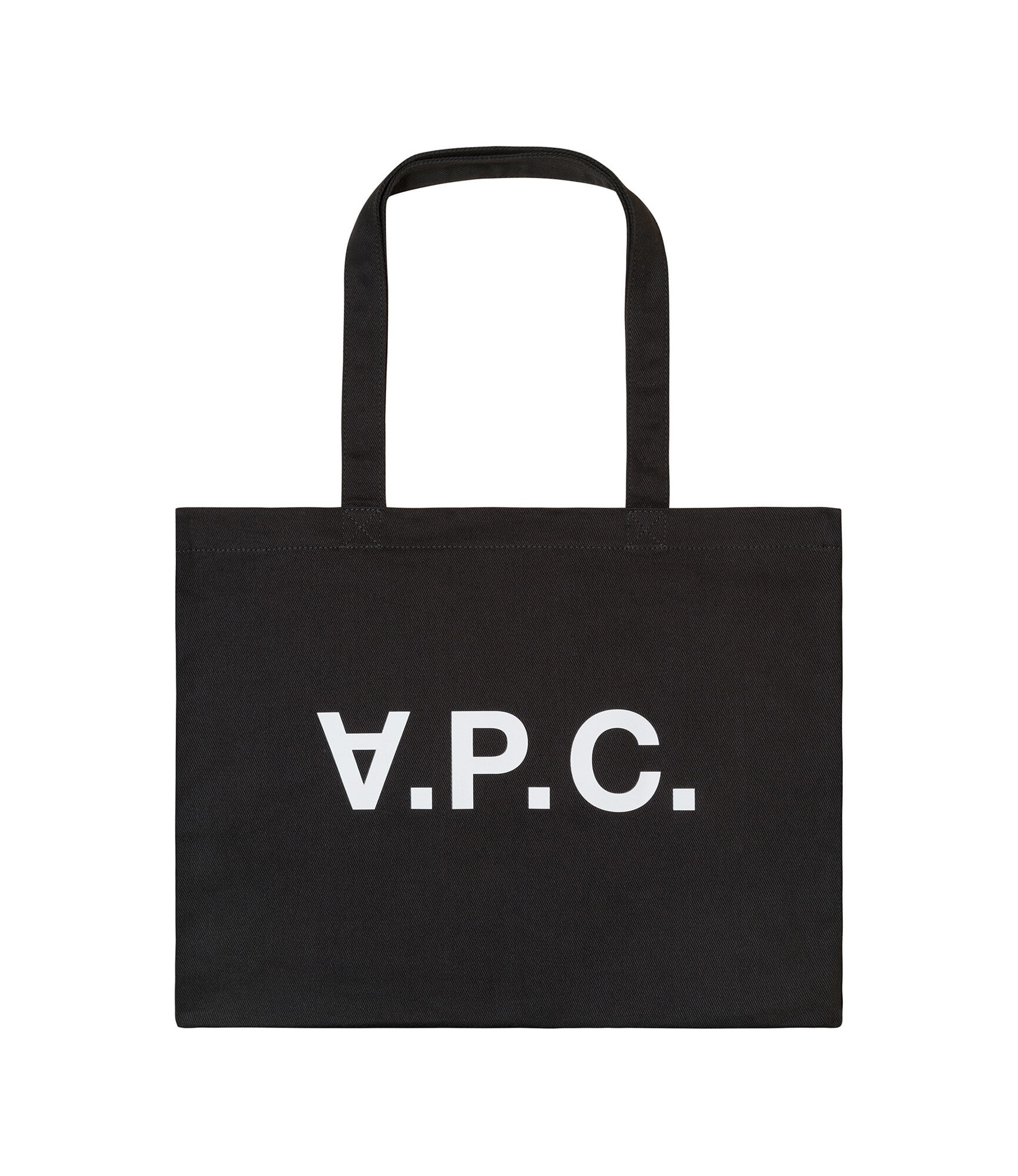 A.P.C. トートバッグ Daniela ブラックロゴショッピングバッグ Daniela ショッピングバッグ｜HOMME ｜A.P.C. | アーペーセー