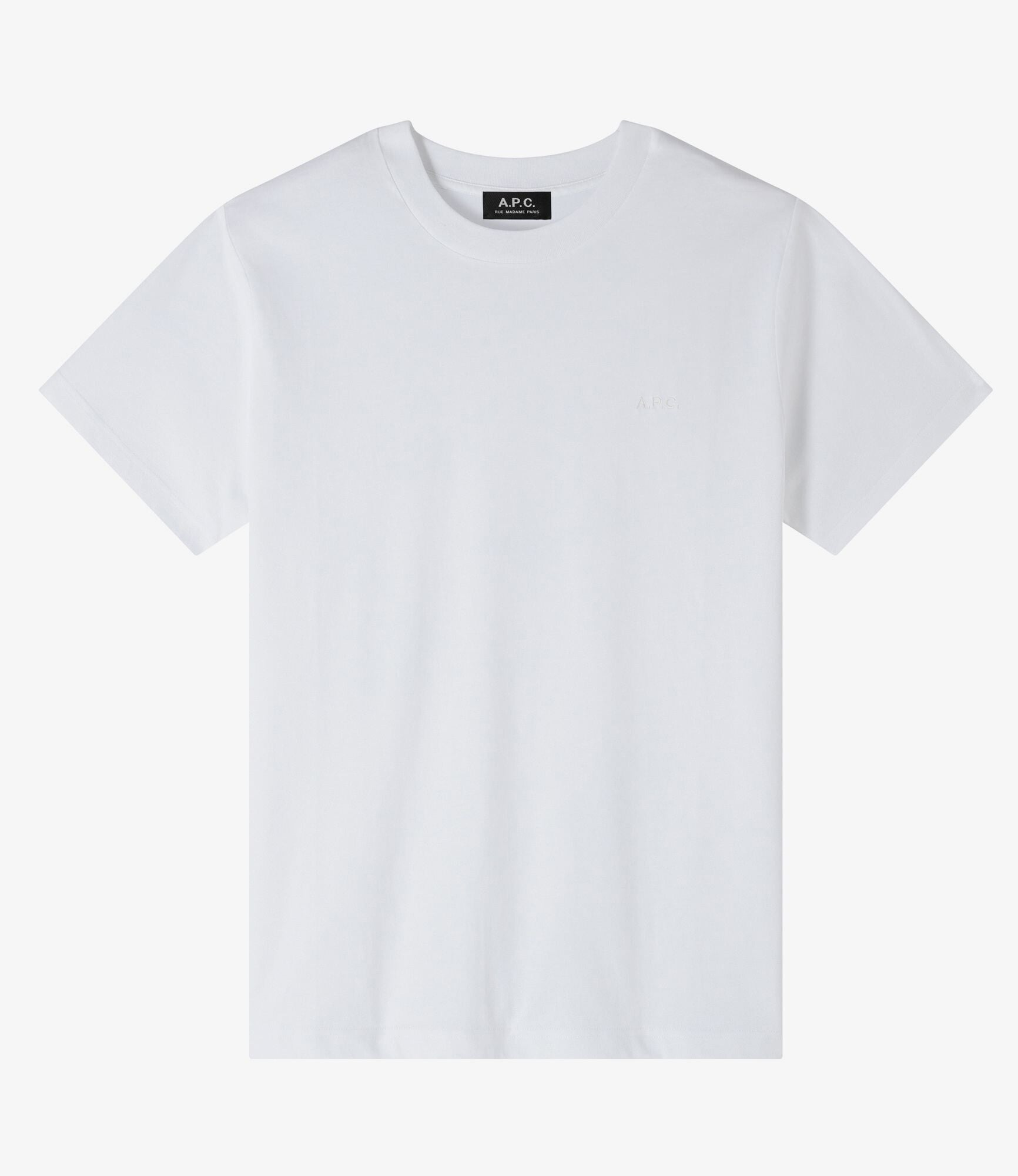 A.P.C. アーペーセー 別注ピンクベージュ ロゴ刺繍 ホワイトTシャツ XS 楽天市場】アーペーセー Tシャツ レディース ロゴ 半袖