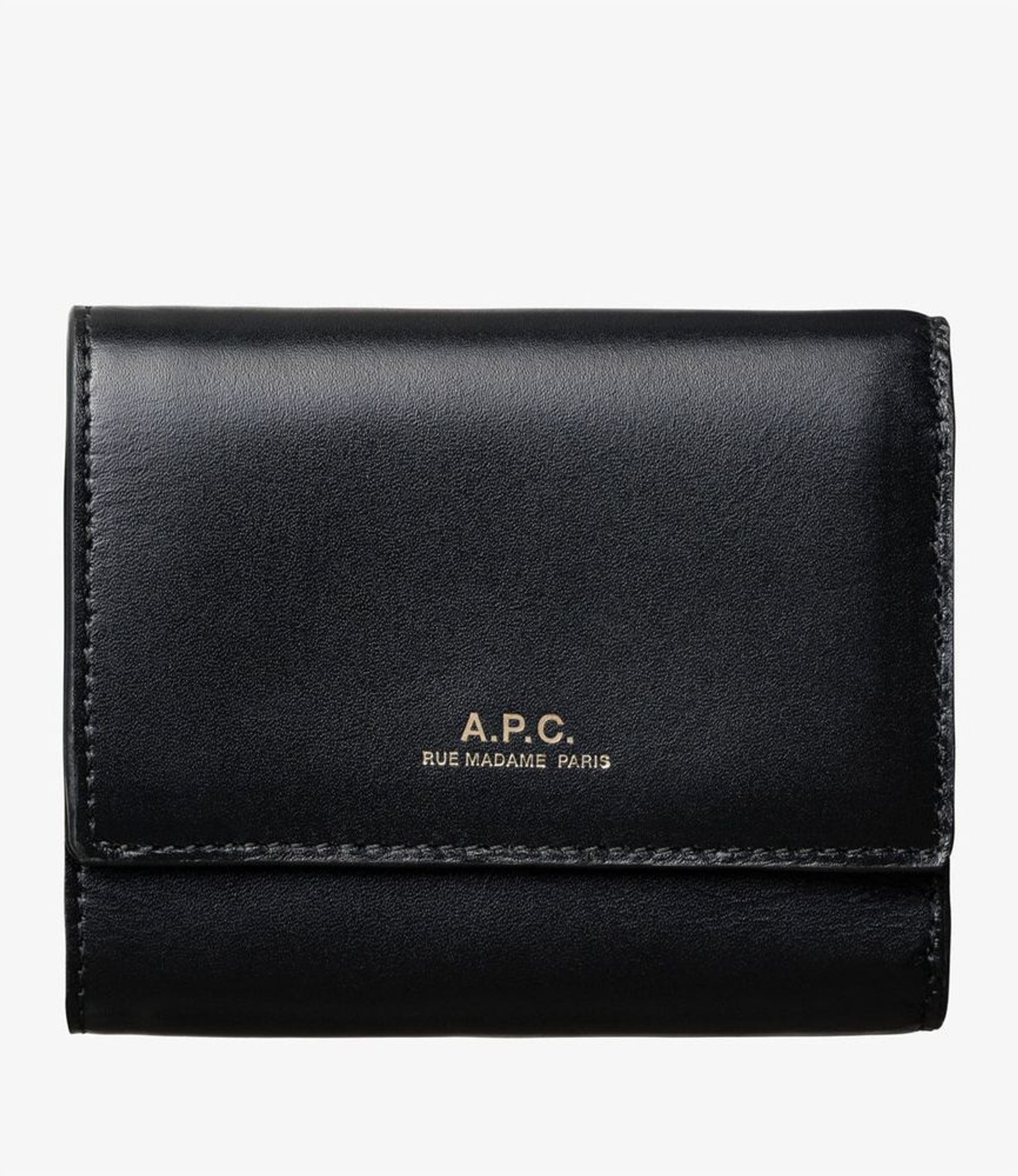APC コンパクト レザー ケース ウォレット 財布 黒 楽天市場】APC A.P.C. アーペーセー 二つ折り財布 portefeuille london