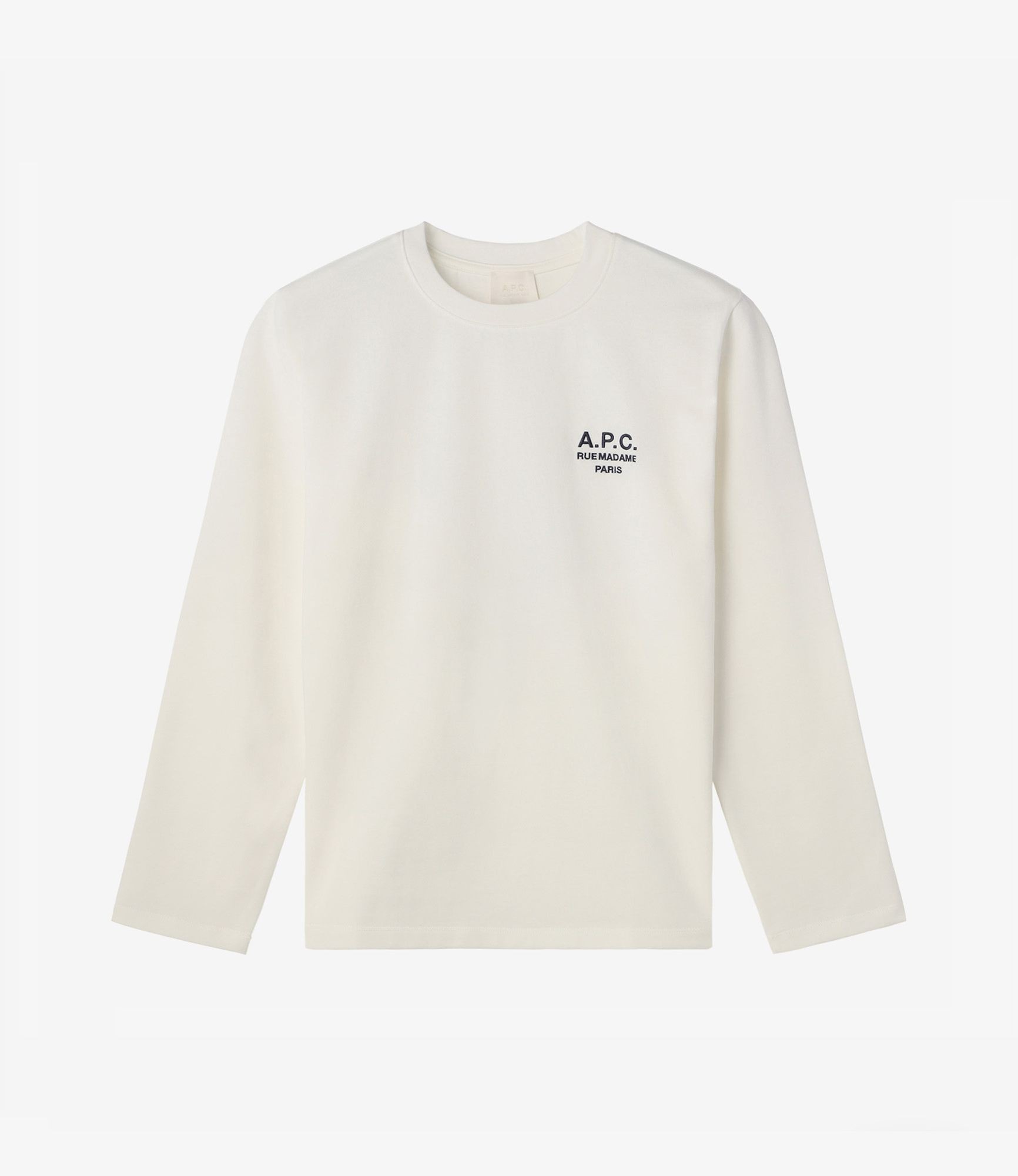A.P.C. Denise Tシャツ　M 白　アーペーセー　APC 刺繍ロゴ Denise 長袖Tシャツ｜FEMME NEW｜A.P.C. | アーペーセー日本公式