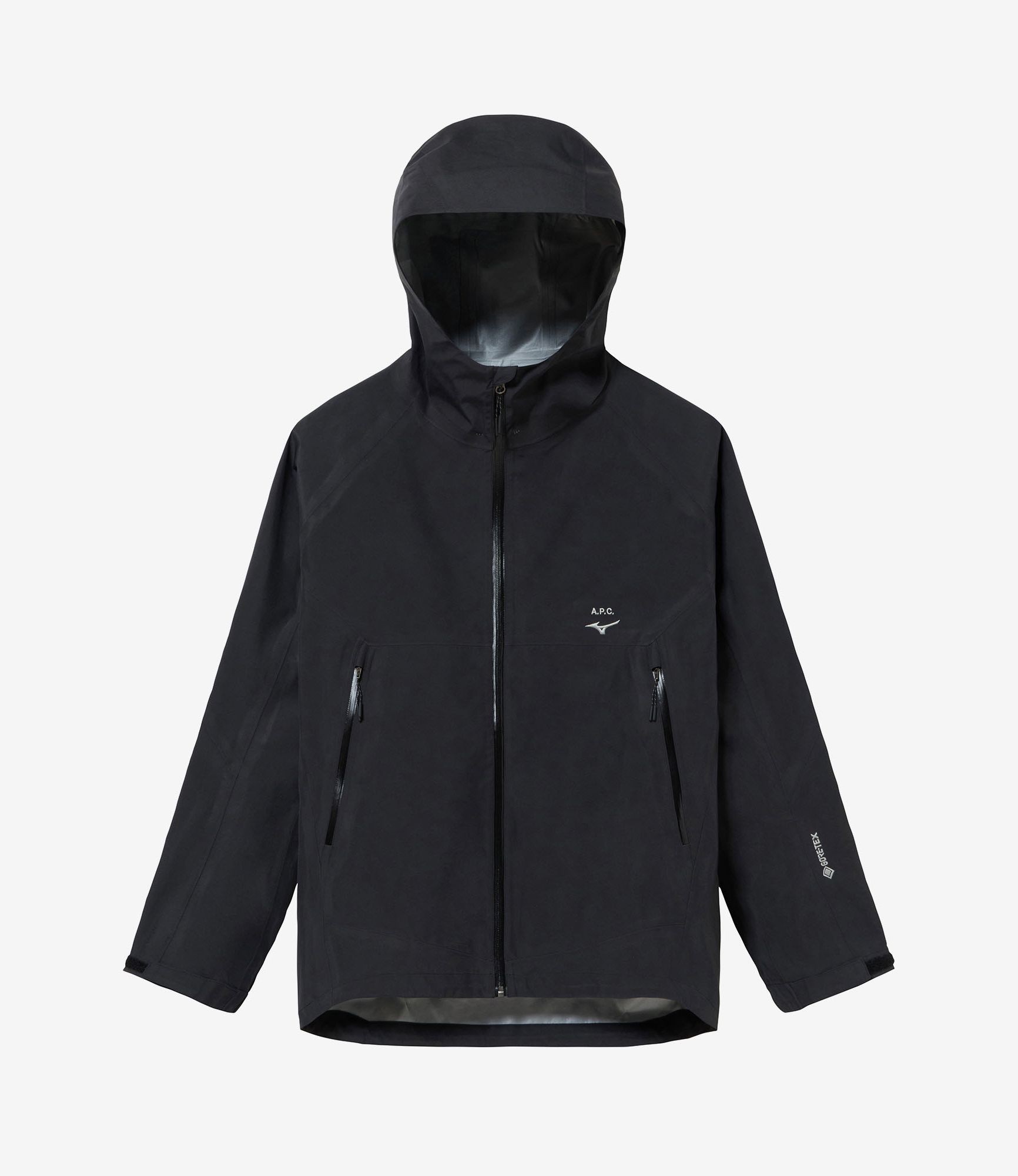 【美品】A.P.C. ウール ノーカラー ジャケット コート トルグボタン アウトレット】Oggiコラボ 2wayストレッチ ノーカラージャケット